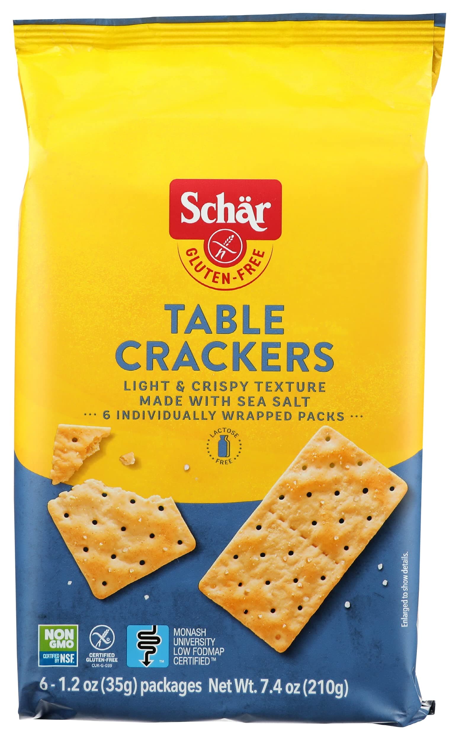 Schar Gluten Free Table Crackers, 7.4 oz
