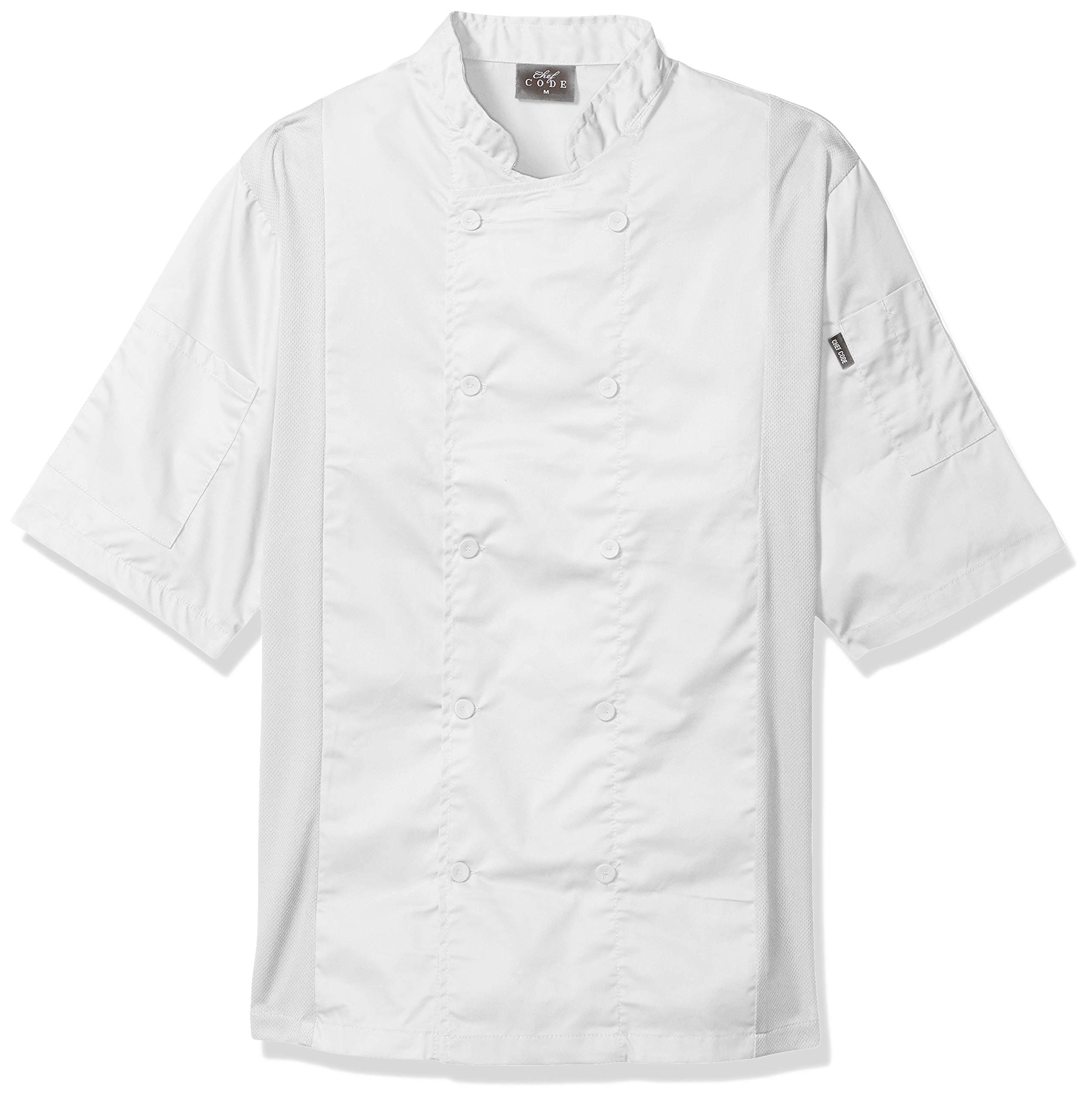 Chef CodeMen's Cool Breeze Side Vent Chef Coat Shirt