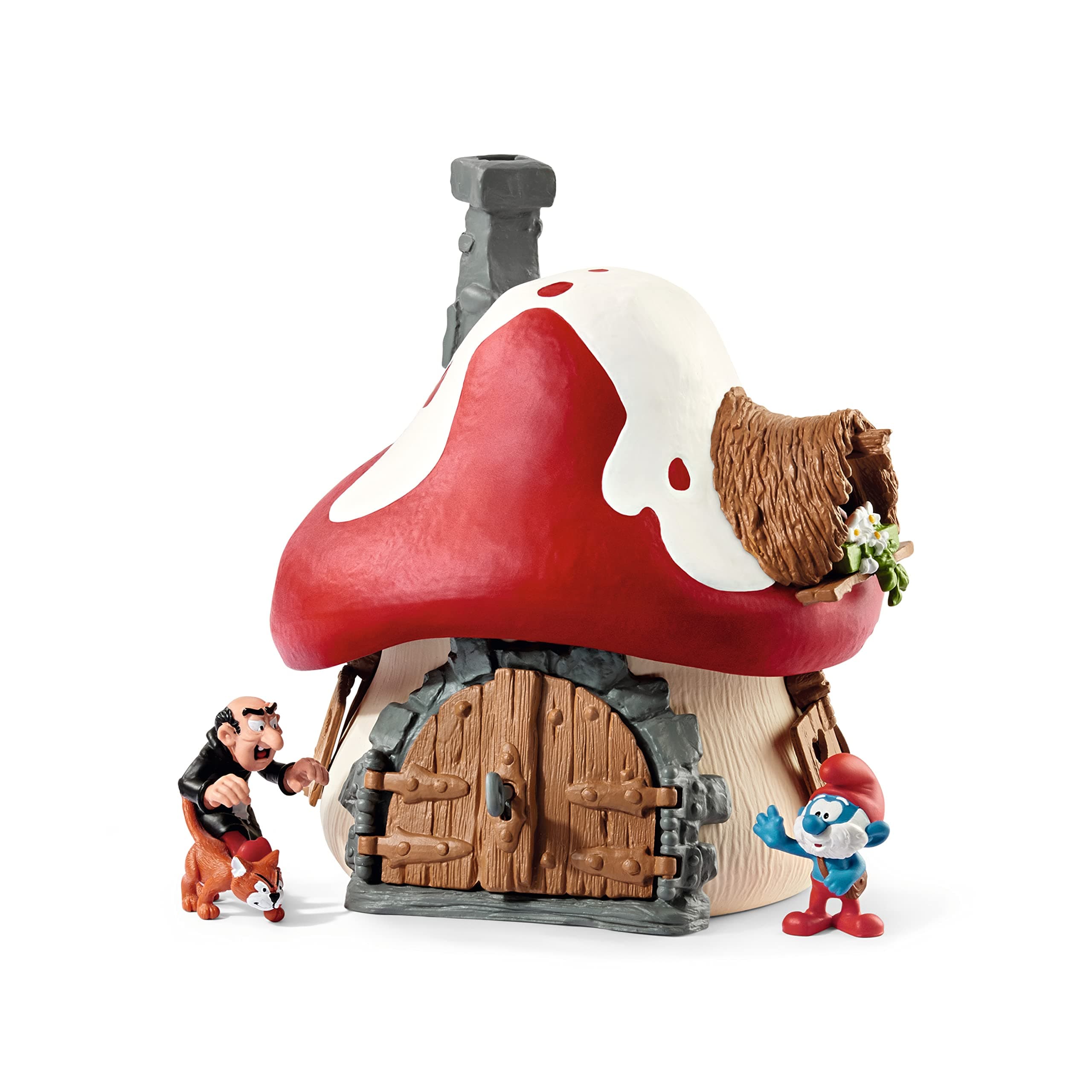 Smurf House With 2 Figurines Set, Multi-Colour