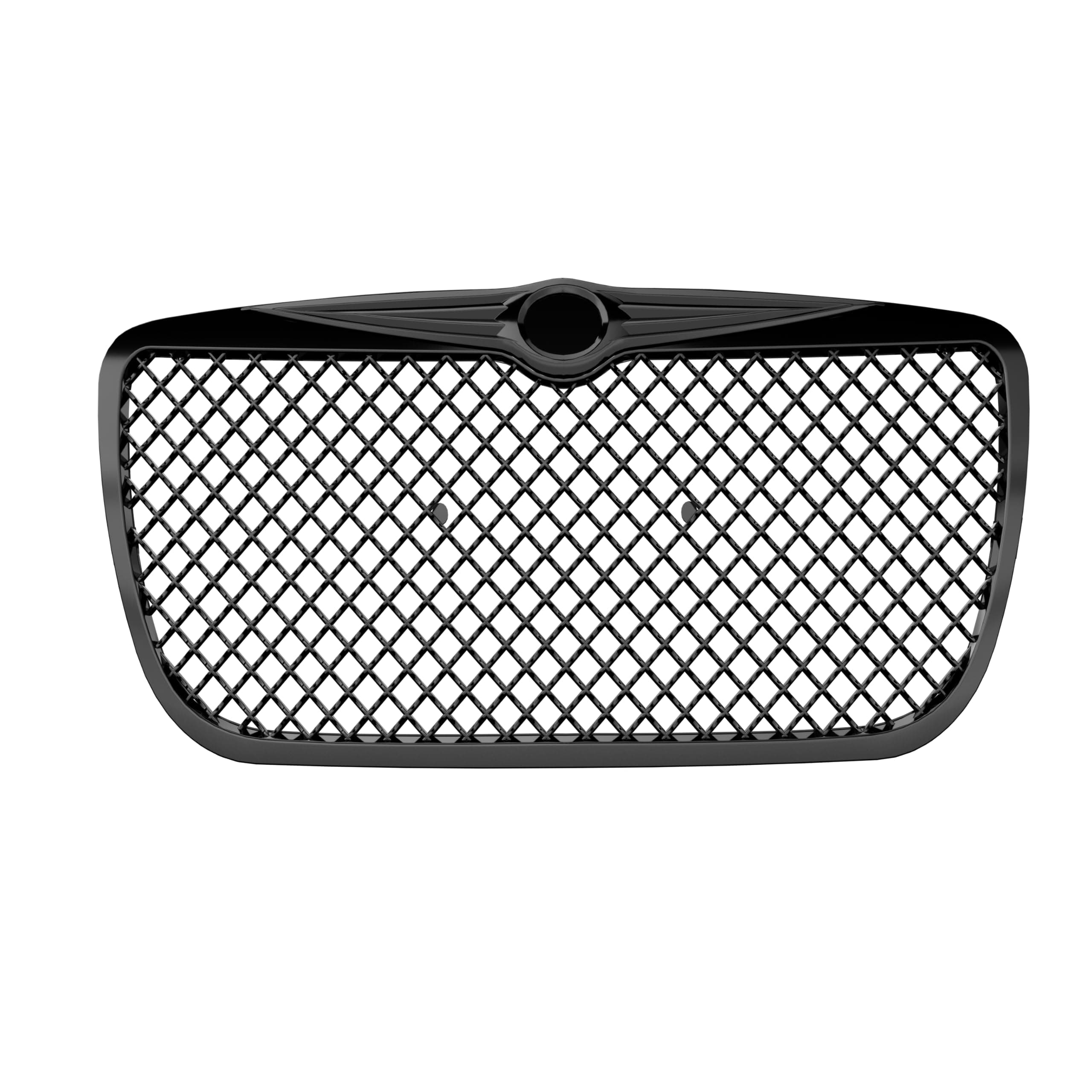 Armordillo USA 7147485 Mesh Front Hood Grille - Gloss Black 2005-2010 Chrysler 300/300C