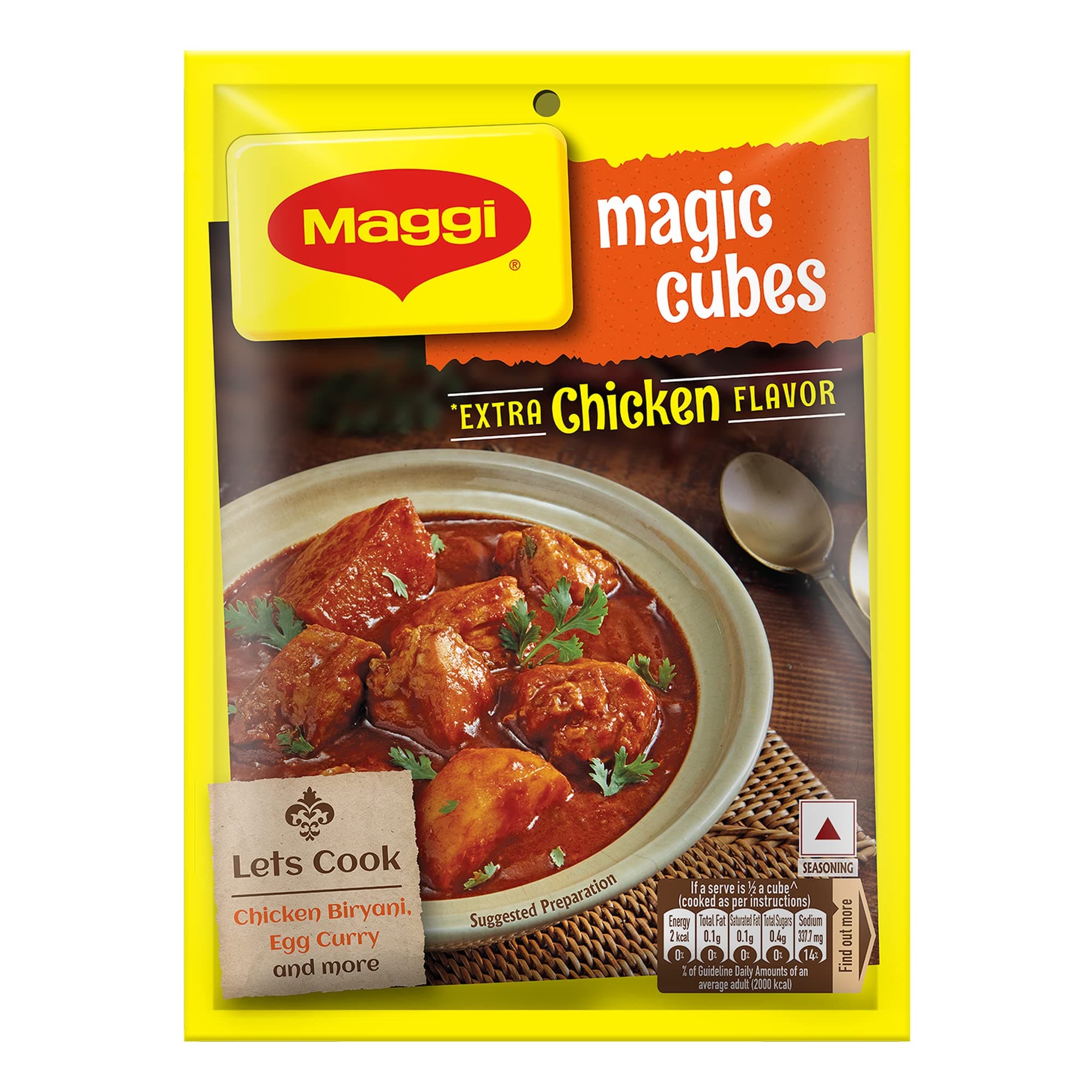 MAGGI MAGIC Cubes, Chicken Masala, 40g