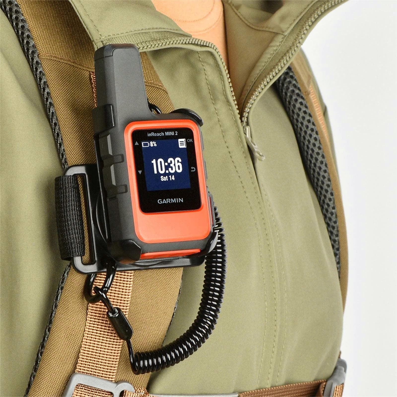 Backpack Tether for Garmin inReach MINI/inReach MINI 2 Handheld GPS - Garmin Backpack Mount Not for Other Models
