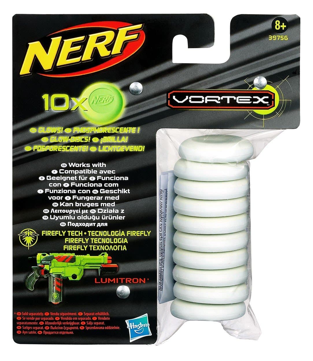 39756148 Vortex Glow in The Dark Disc Refill Pack