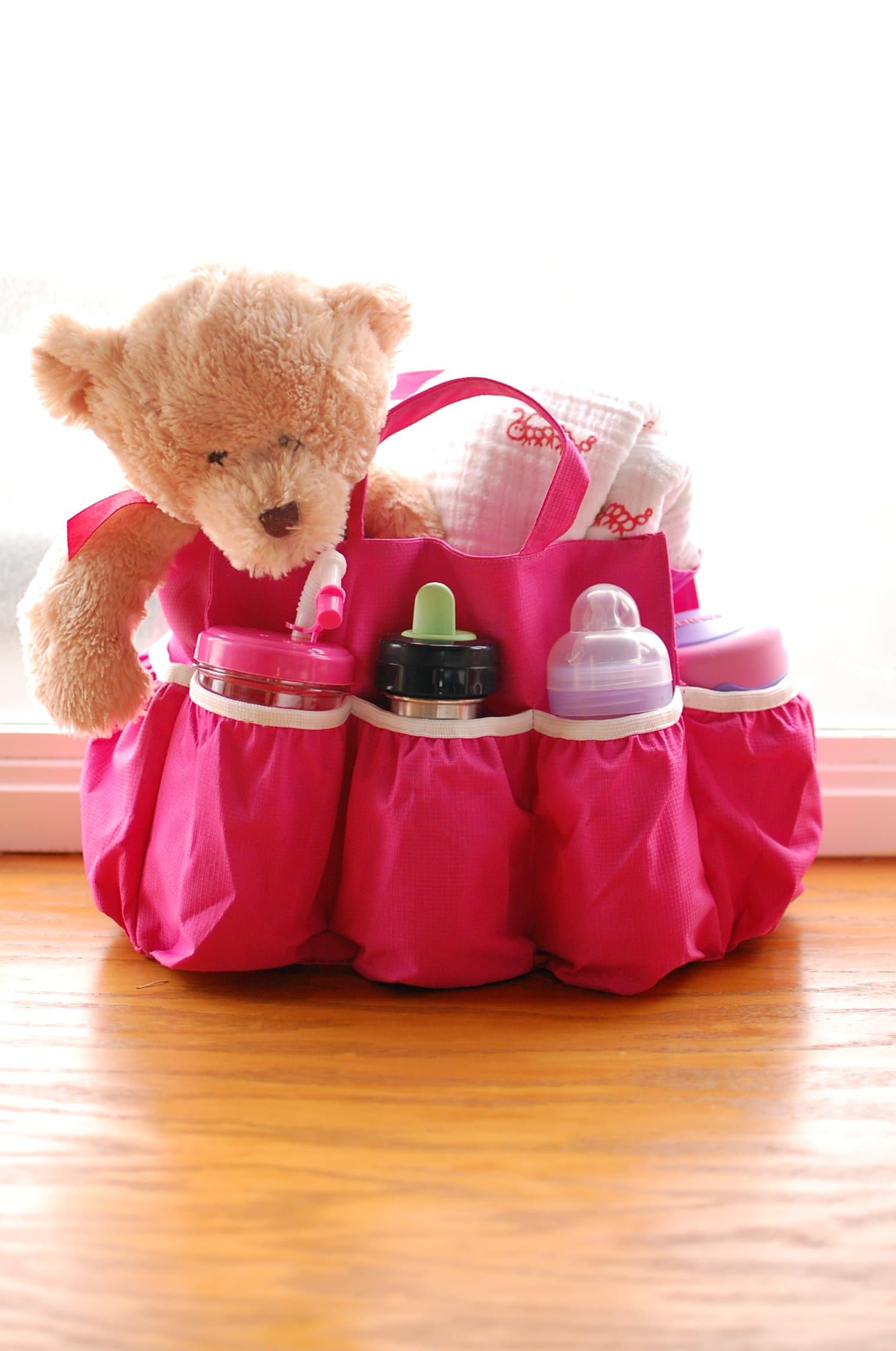 Diaper Bag Insert Organizer (Magenta)