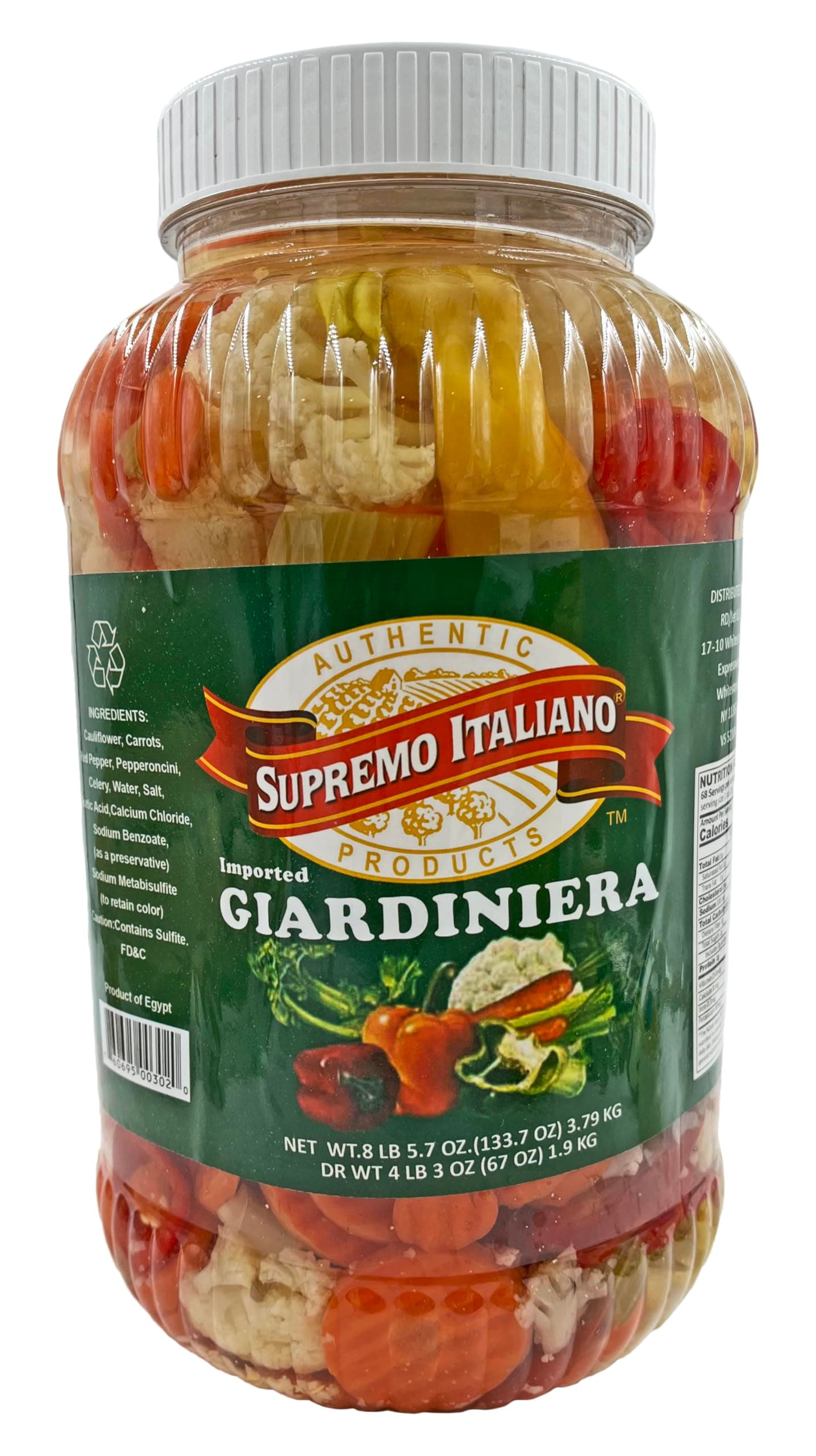 Giardiniera, 1 gal