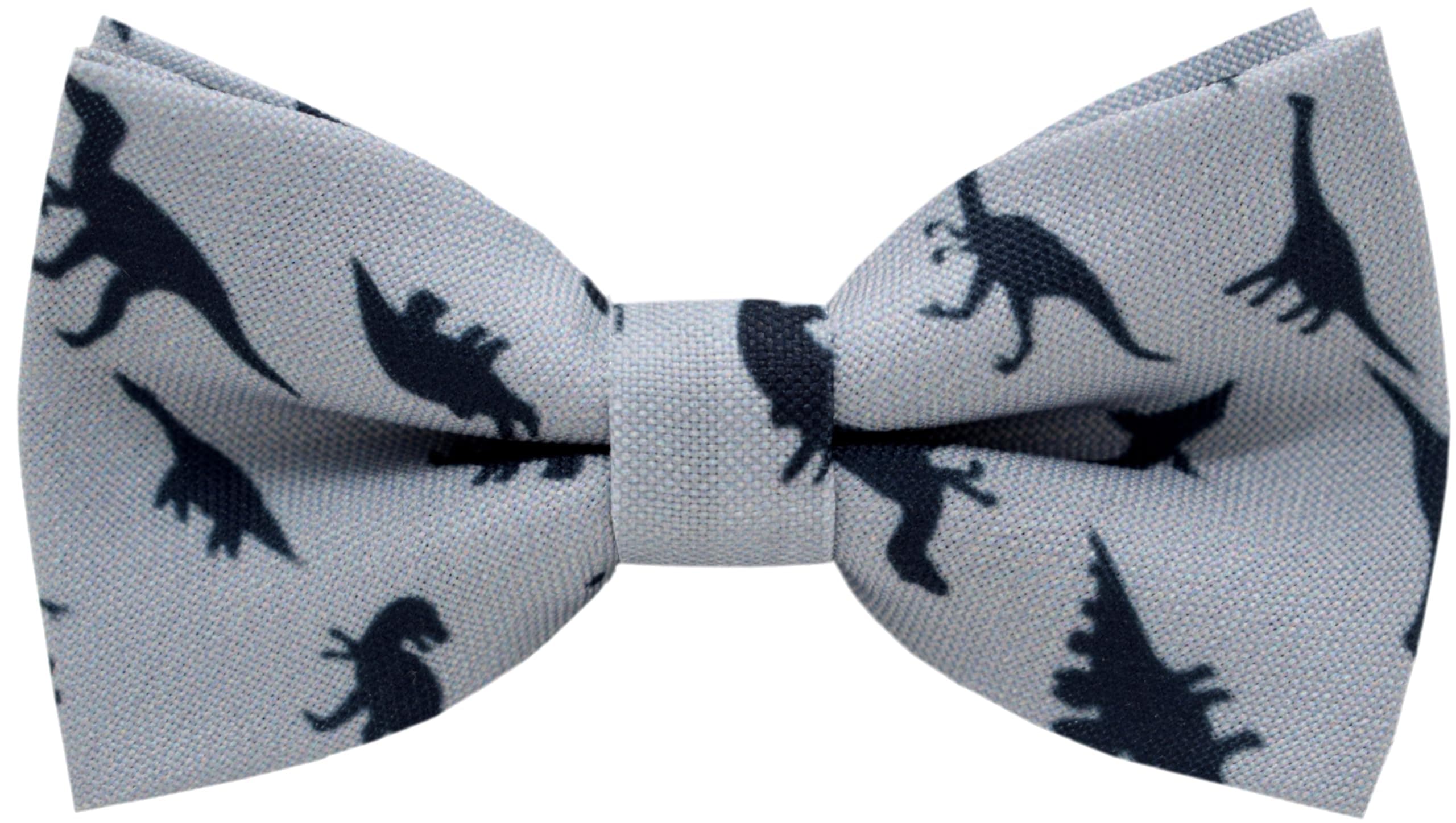 Boys Handmade Pre-Tied Bow Ties Novel Fun Pattern Bow Ties For Kids