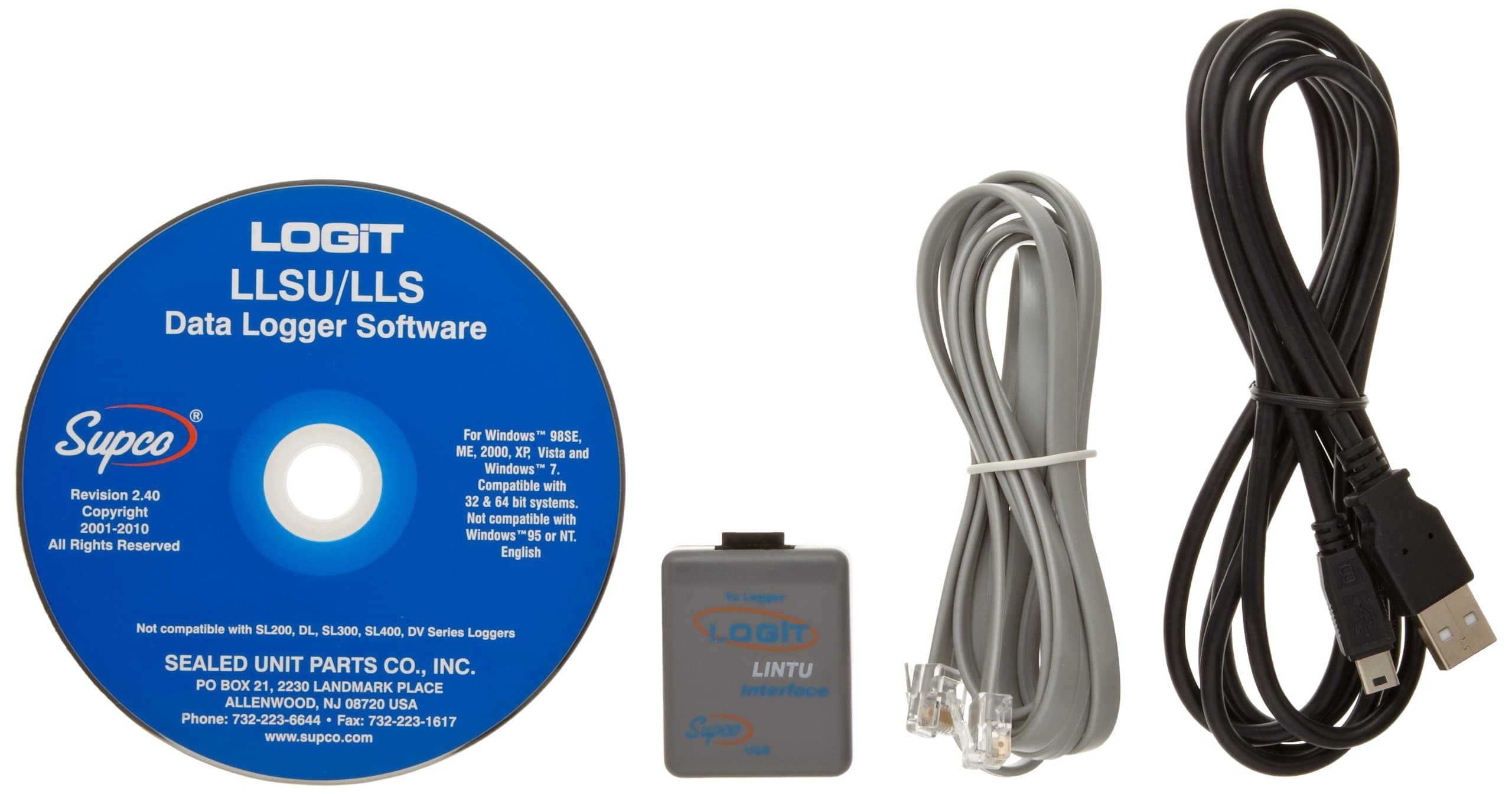 SupcoLLSU LOGiT Software and USB interface
