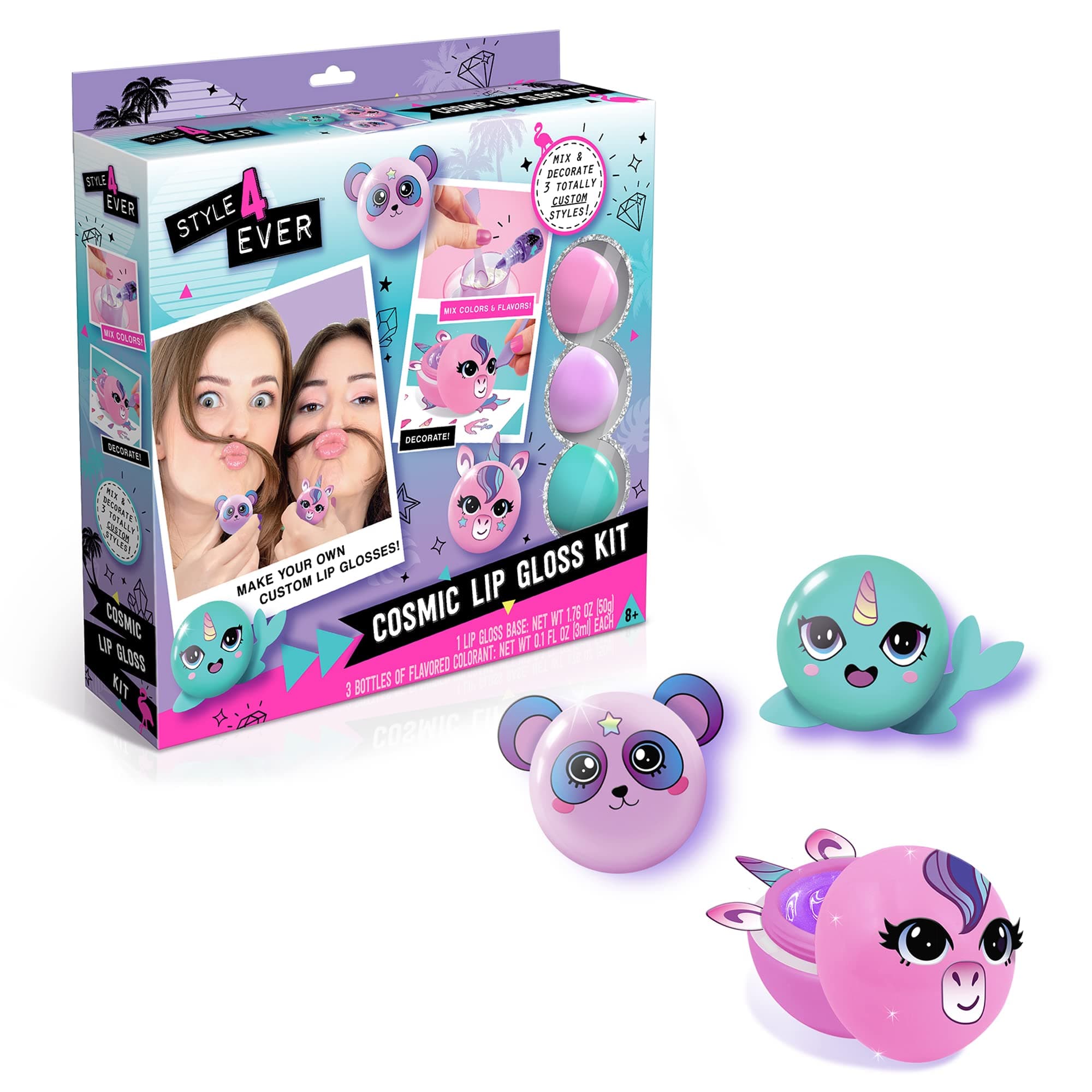 Style 4 Ever Cosmic Lip Gloss Kit, Multicolor