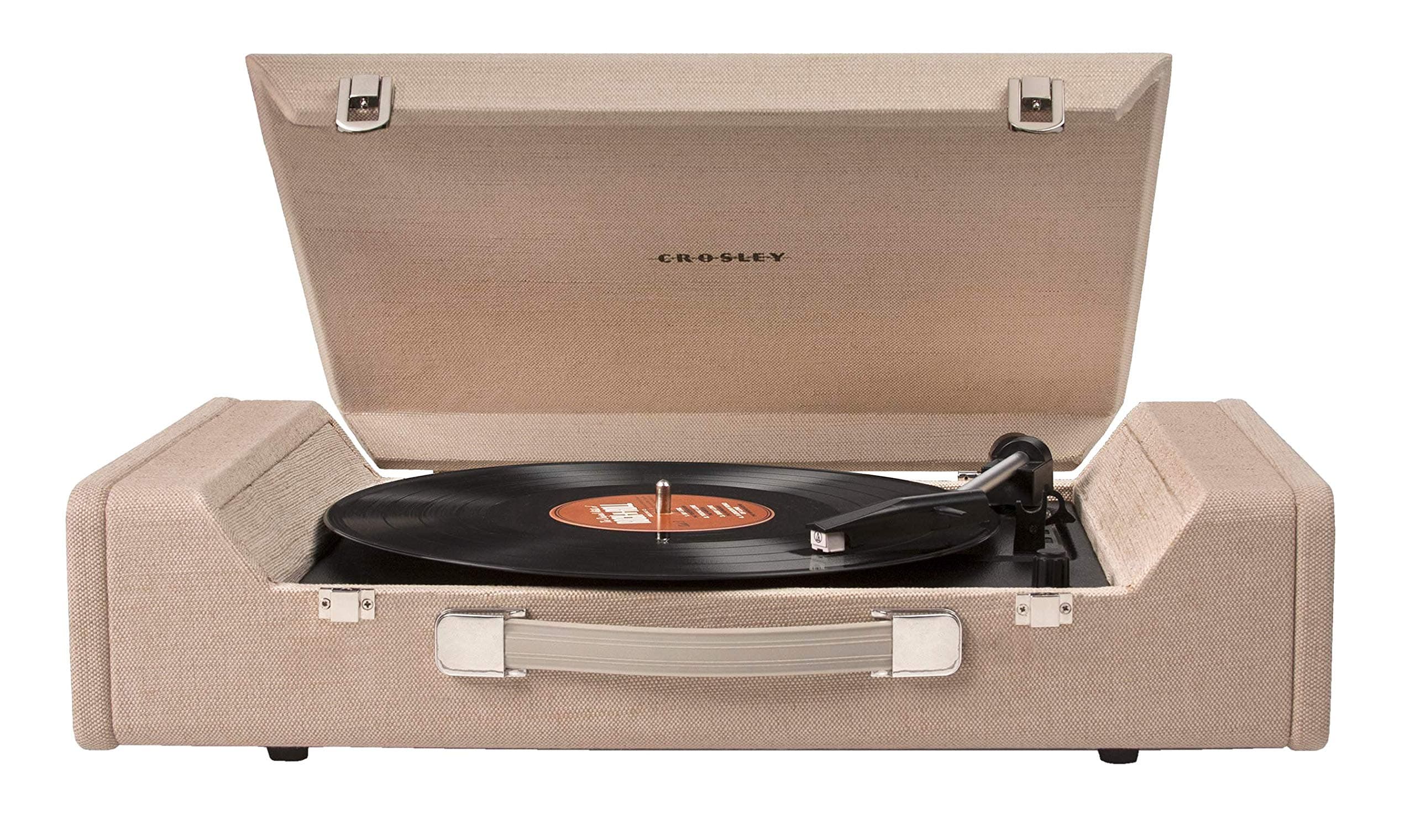 Crosley Nomad Portable USB Turntable with Software for Ripping & Editing Audio, Brown