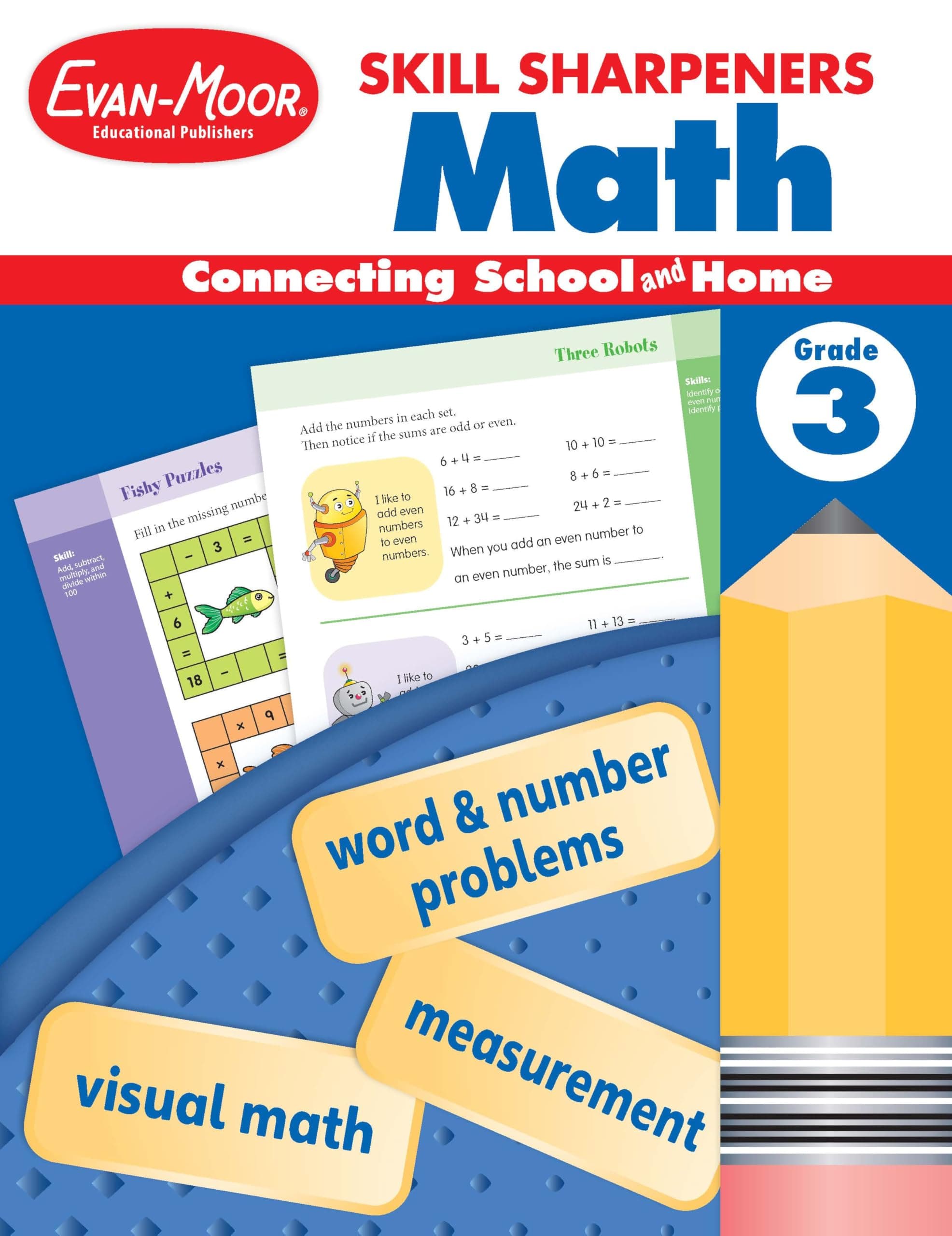 Skill Sharpeners: Math, Grade 3 Workbook