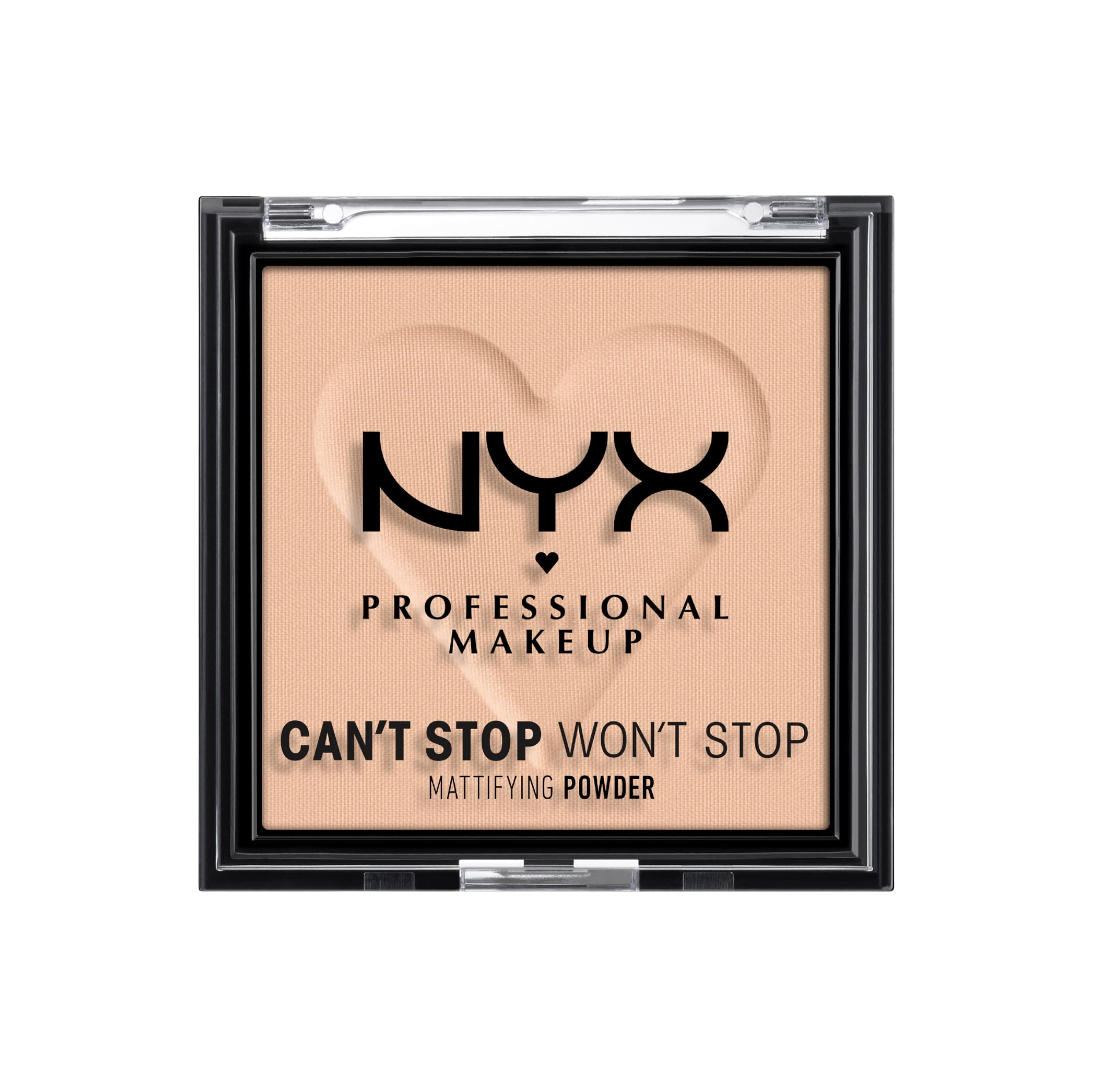 Nyx Professional Makeup Can'T Stop Won'T Stop Mattifying Powder, Matte Finish, Light Medium