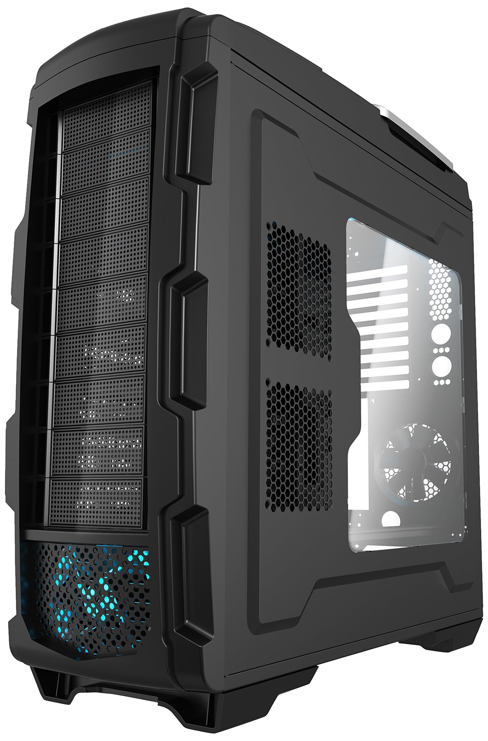Azza CSAZ-GT 1 Full Tower Computer Gaming Case, Black