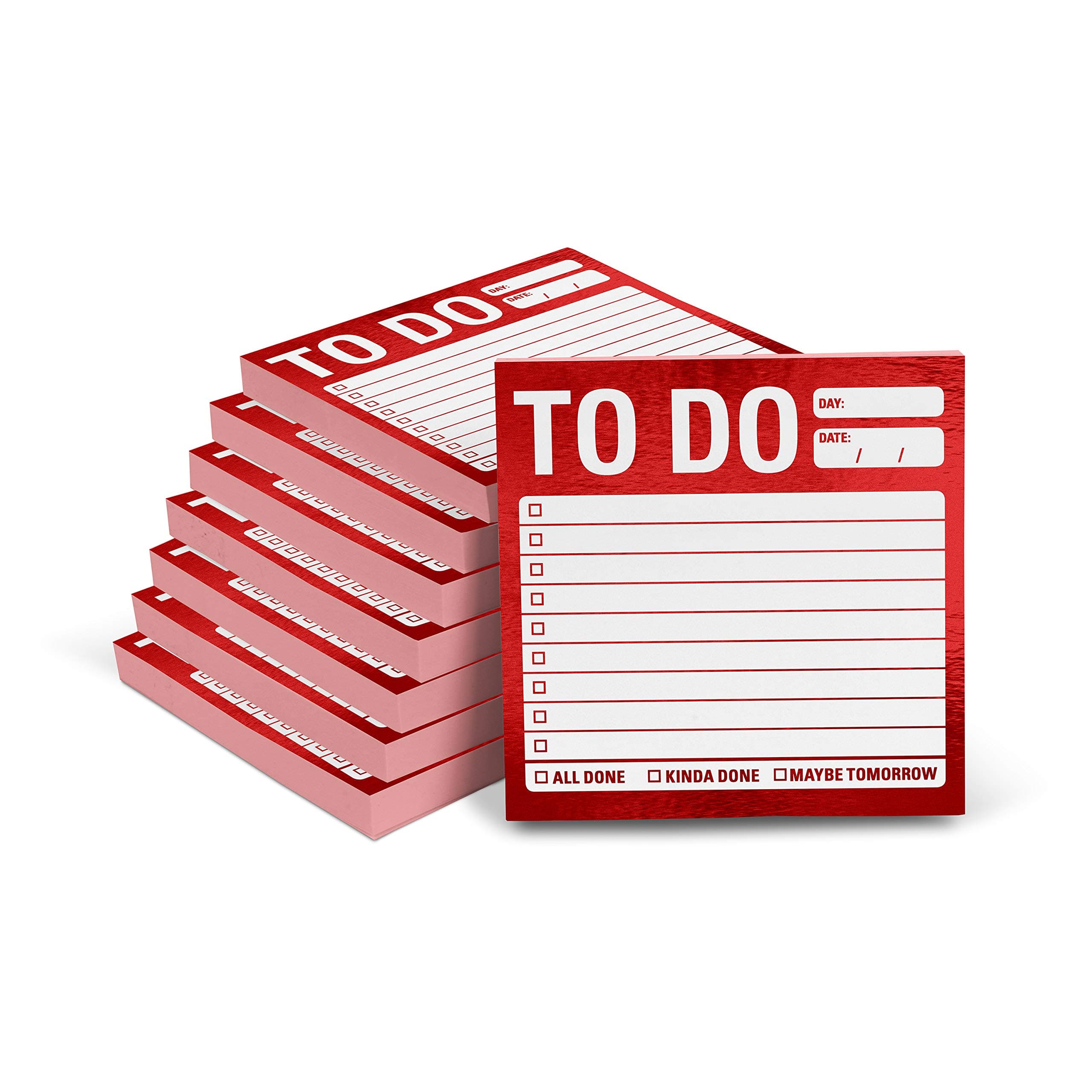 Knock Knock to Do Metallic Sticky Notes, 3 x 3-Inches (8-Count)