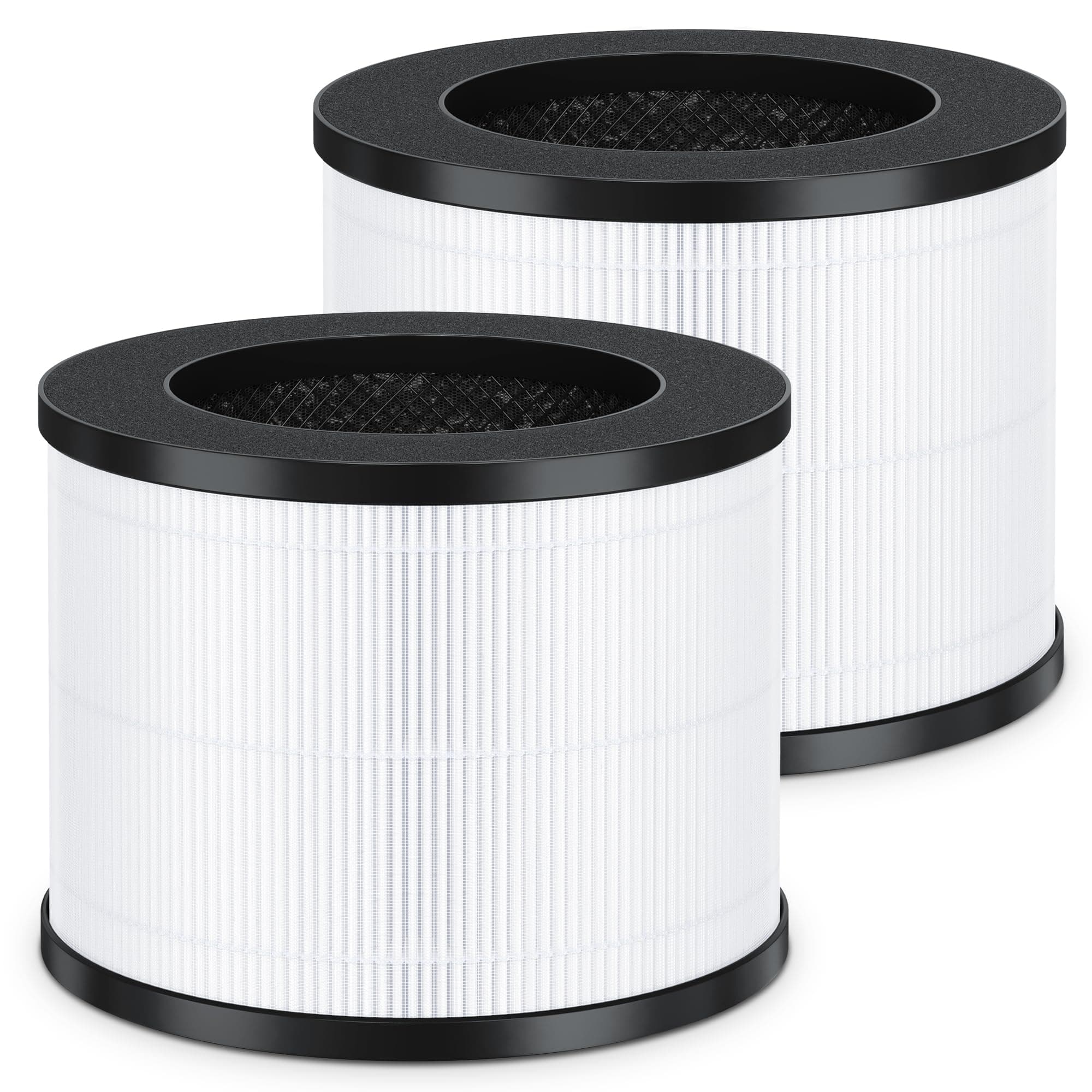 EPI153 True HEPA Replacement Filter Compatible With MOOKA & KOIOS EPI153 EP1153 EPI-153 EP1-153 Air Puri fiers，4-Stage Filtration EPI153 HEPA Filter，2 Packs