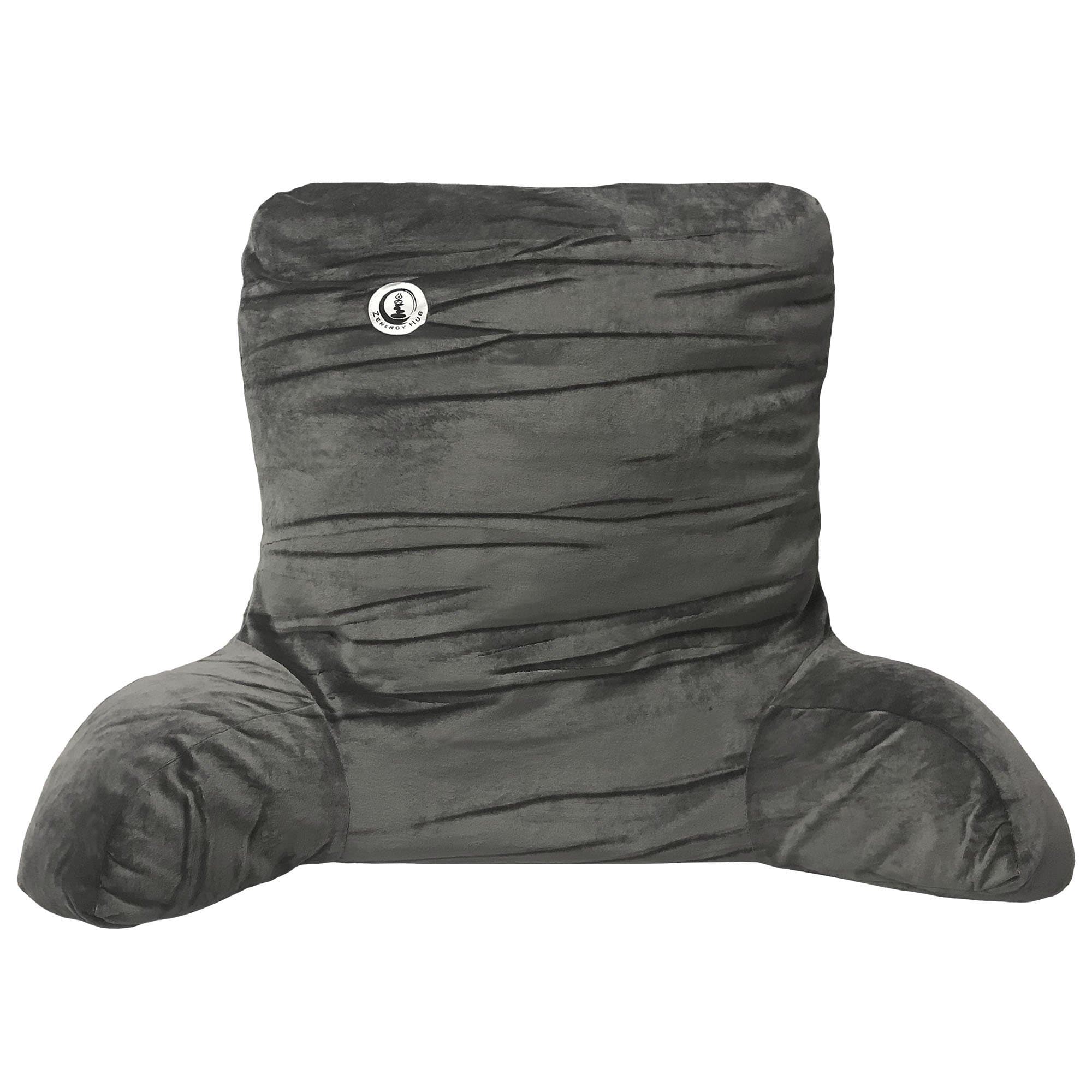 Floor Reading Pillow with Supportive Arms (Oversized) Adjustable Neck and Lumbar Support Cushion | Ideal for Relaxing, Playing Video Games, Pregnancy Support | Kids, Teens, Adults