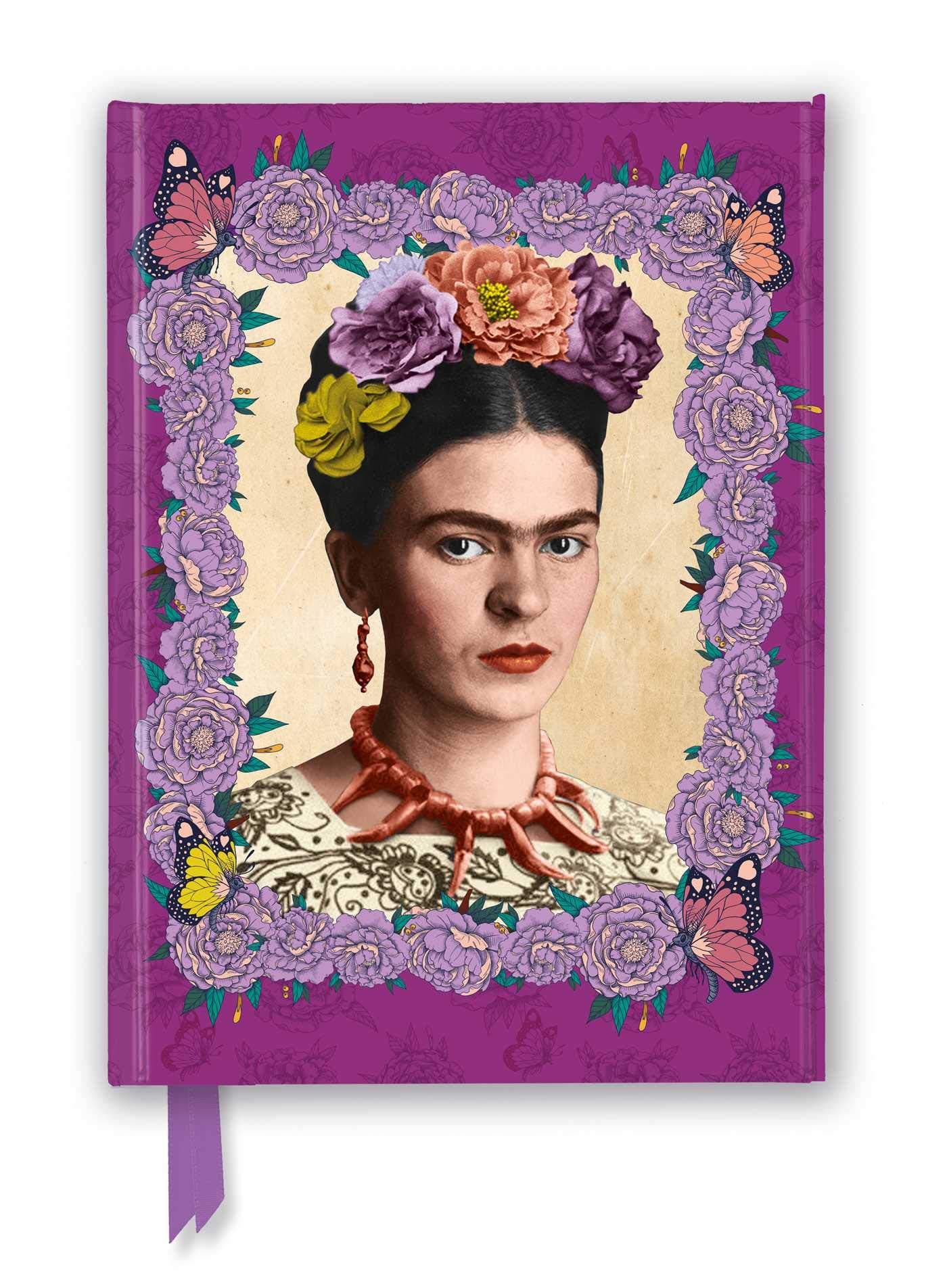 Flame Tree Gift Frida Kahlo Purple (Foiled Journal)