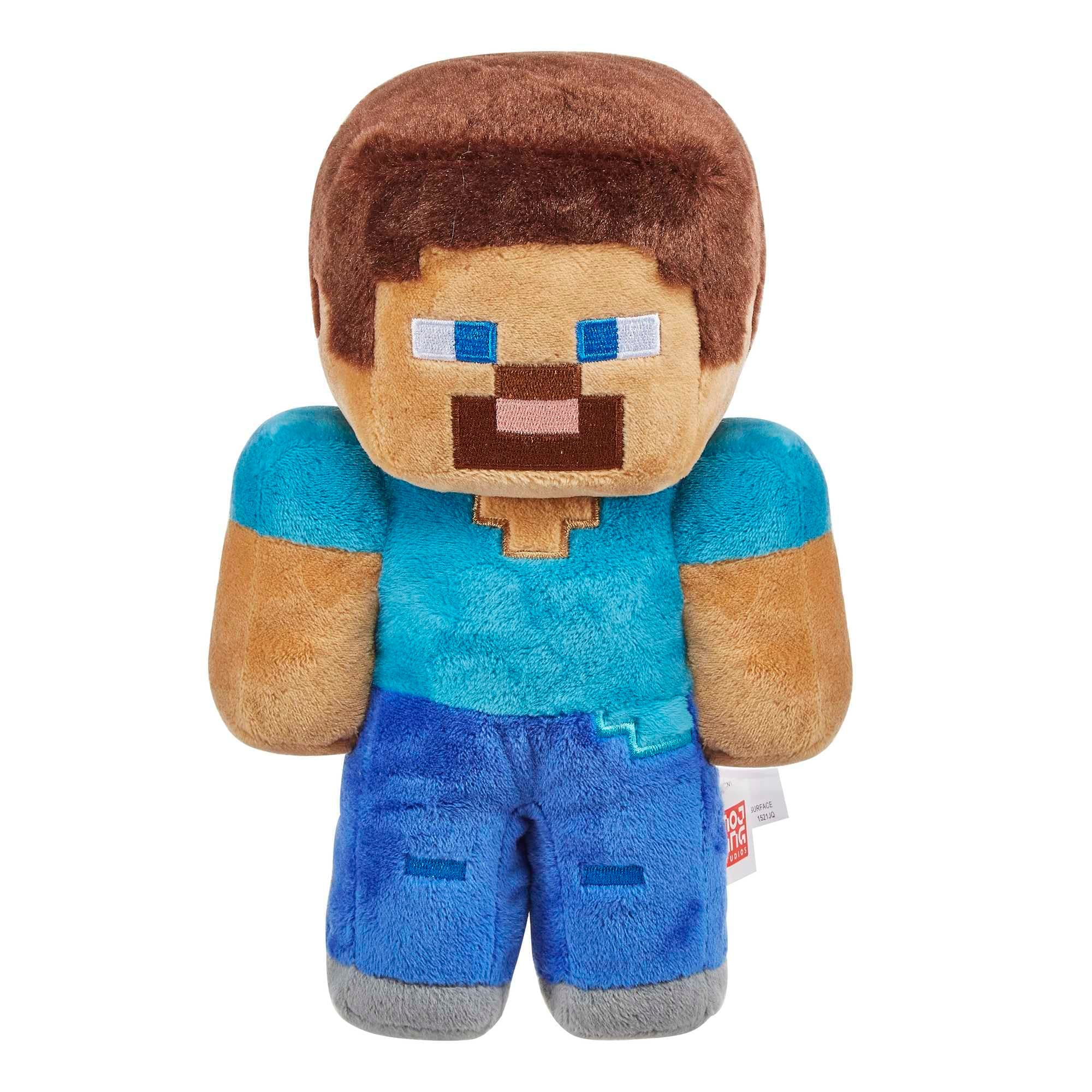 Minecraft Basic Plush Character Soft Dolls, Video Game-Inspired Collectible Toy Gifts for Kids & Fans Ages 3 Years Old & Up, HHG11
