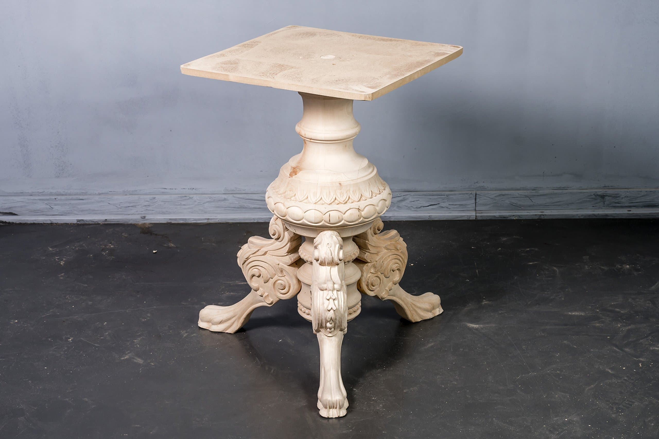 Hand Carved Semi-finished Table Leg