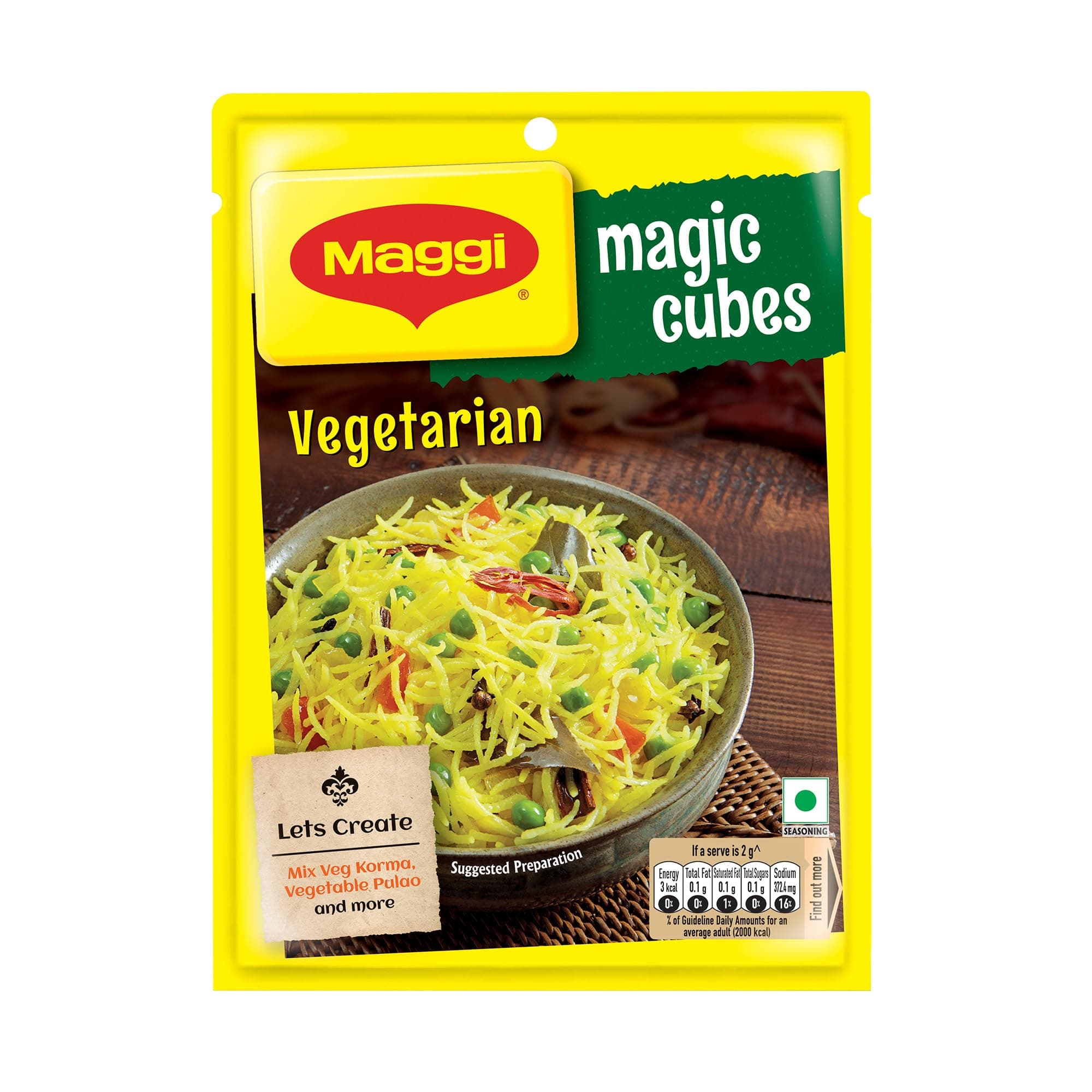 MAGIC Cubes, Vegetarian Masala, 240g