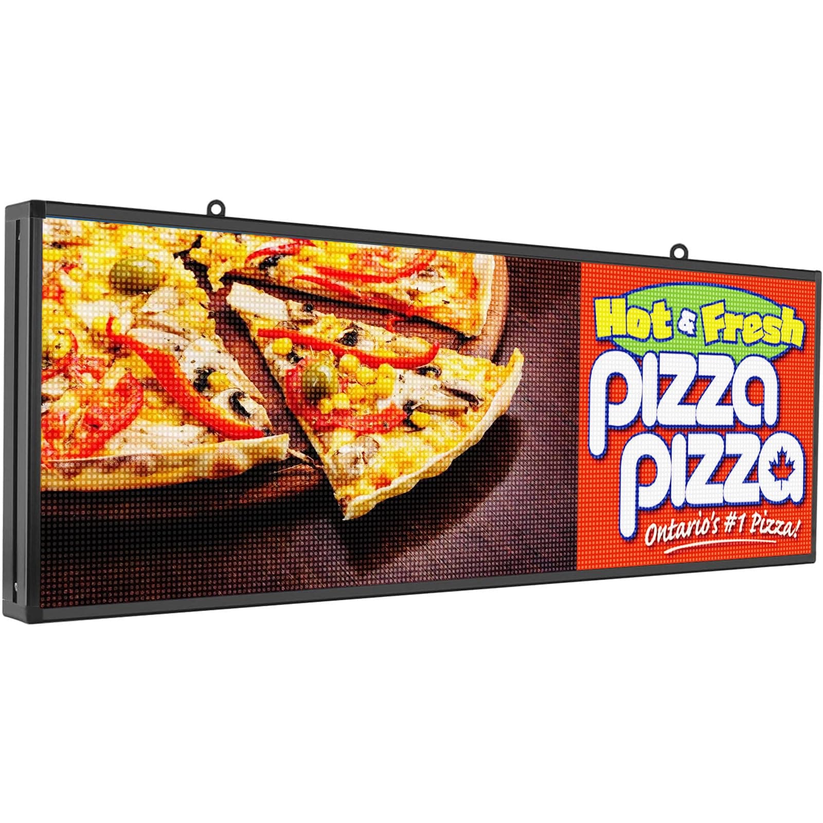 DS ledsign P5 39"x14" Programmable LED sign Scrolling Message Digital Board Indoor Full Color LED Advertising Sign Support WiFi &USB