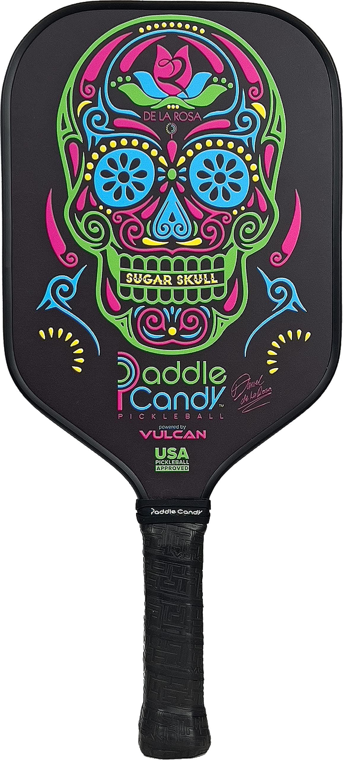 Paddle Candy Sugar Skull Pickleball Paddle | Hybrid Performance | Polypropylene Core | USAP Approved | Multiple Options