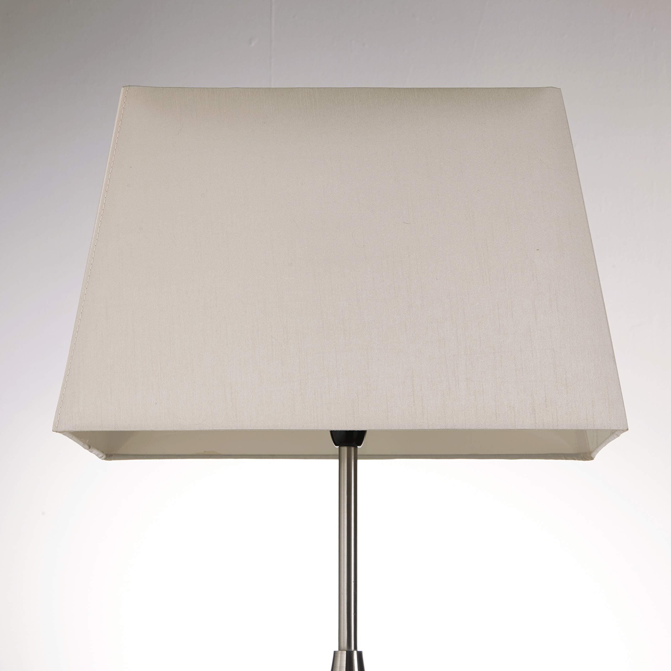 Lights and Linen Cream Rectangular Table Lamp Shade - Size: 13"