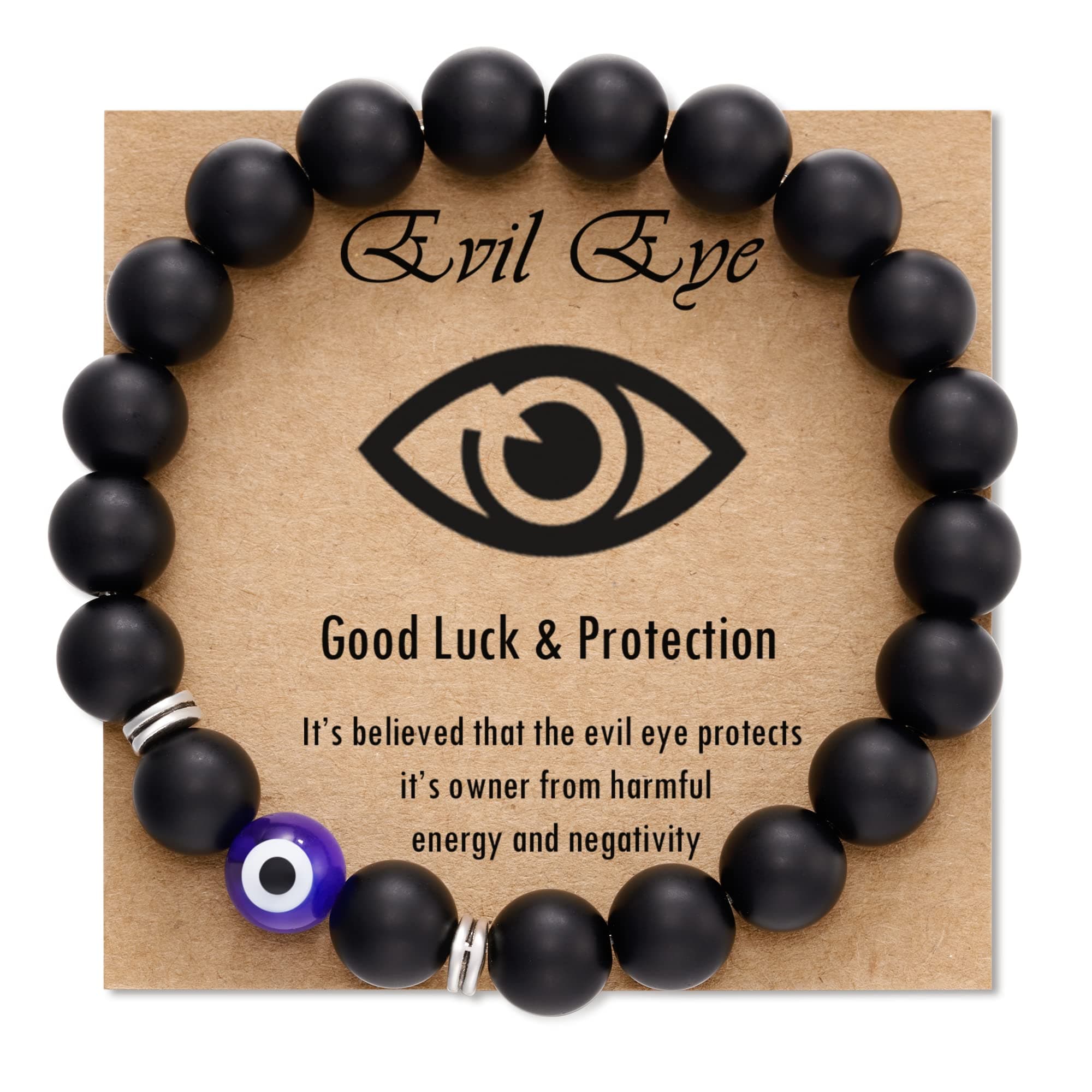 Mens evil eye bracelet