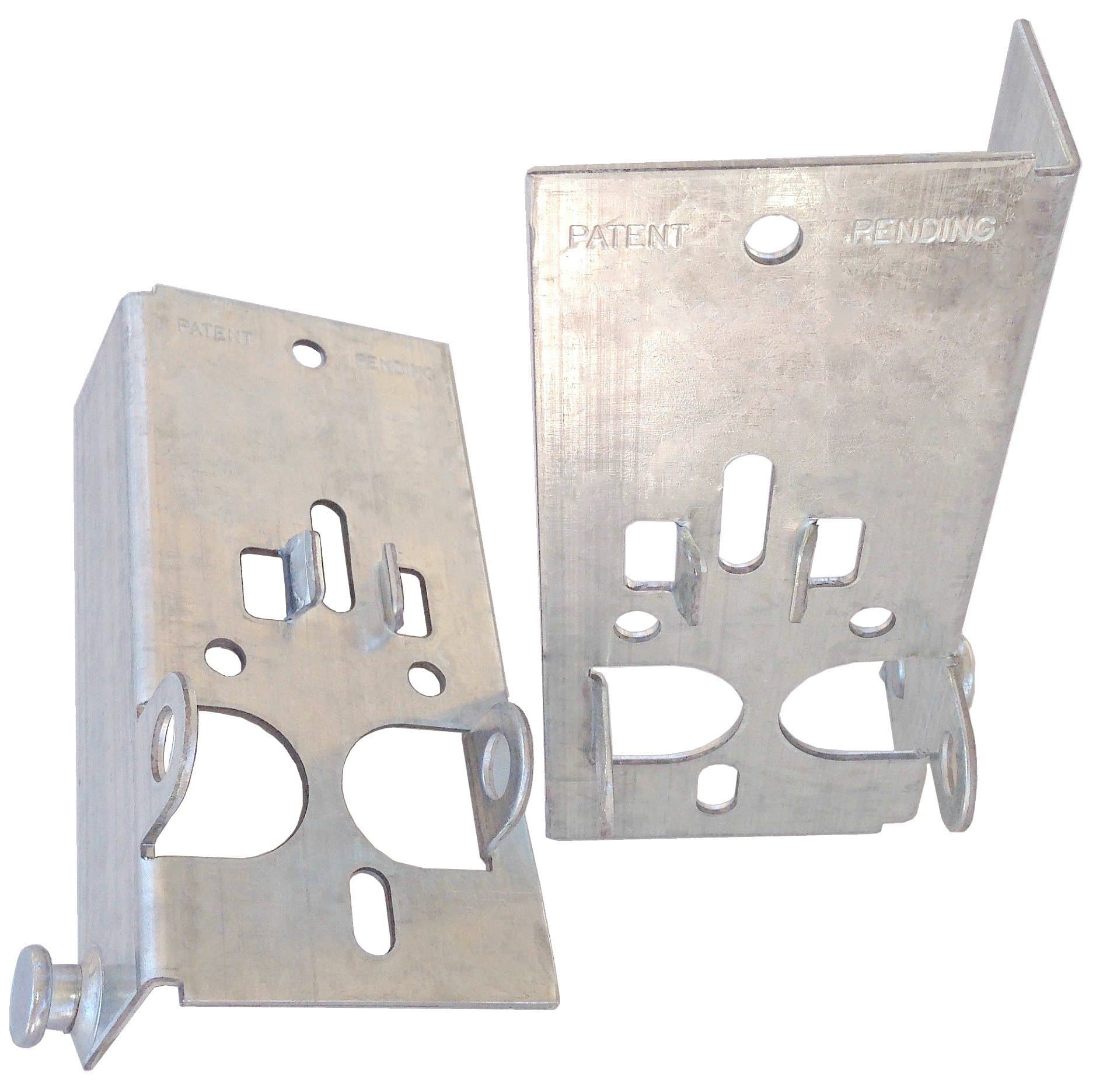 Protech Garage Doors - HEAVY DUTY Bottom Lift and Roller Brackets for Garage Doors, Right & Left in Galvainzed