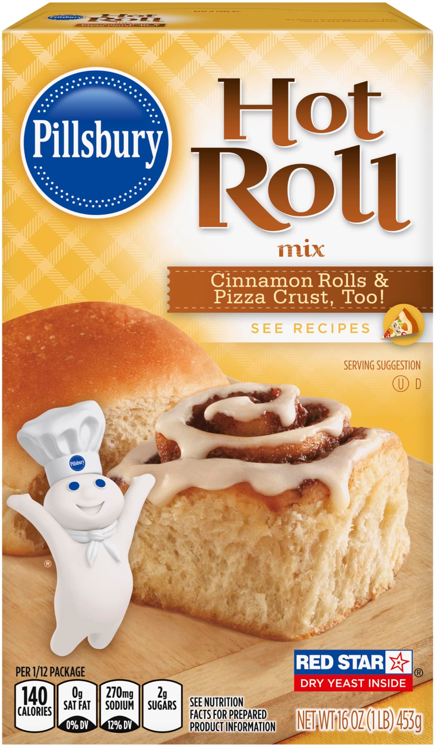 Specialty Mix Hot Roll, 16-Ounce Boxes , 1 pound (Pack of 6)