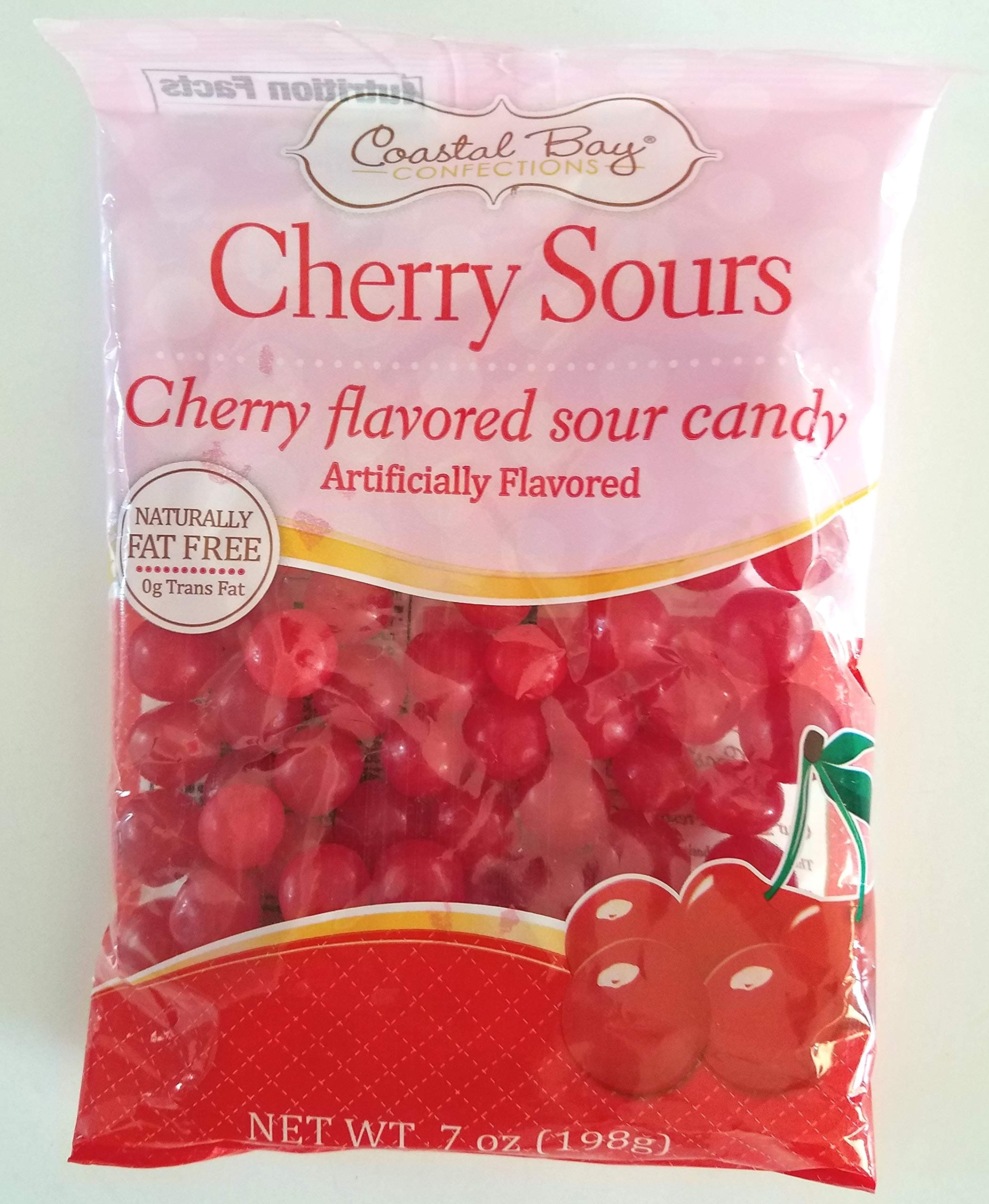 Coastal Bay (1 Bag) Cherry Sours Hard Easter Candy- Net Wt. 7 oz / 198 g