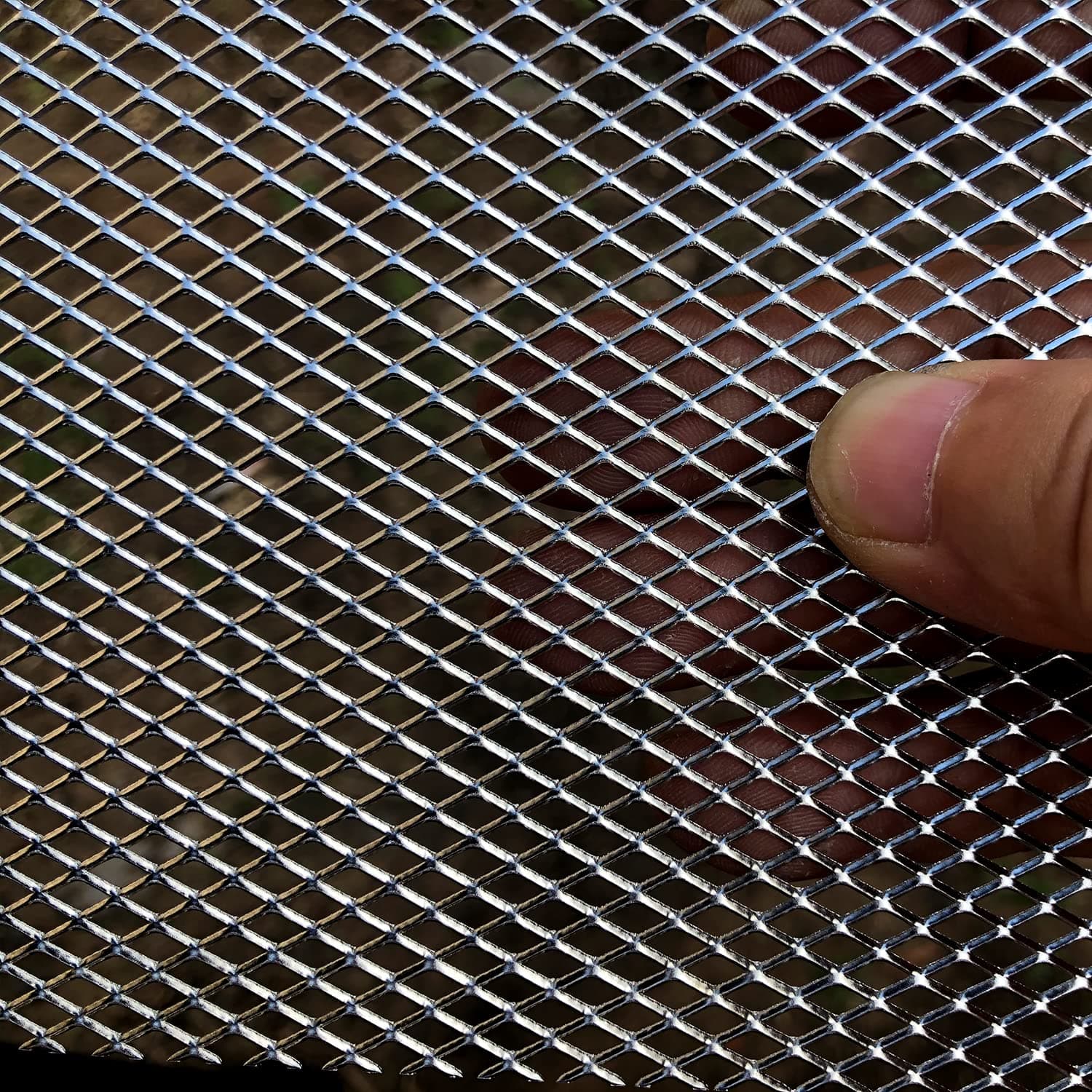 304 Stainless Steel Mesh Screen Wire Metal Mesh Screen Expanded Metal Sheet 16"X12" 2-Pack for Vent Rodent Mesh Pet Screen Dryer Vent Screen Metal Mesh Sheets Metal Screen Animal cage net