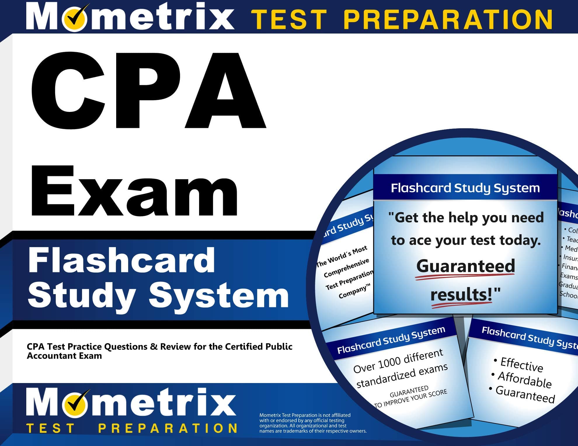 CPA Exam Flashcard Study System: CPA Test Practice Questions & Review for the Certified Public Accountant Exam (Cards)