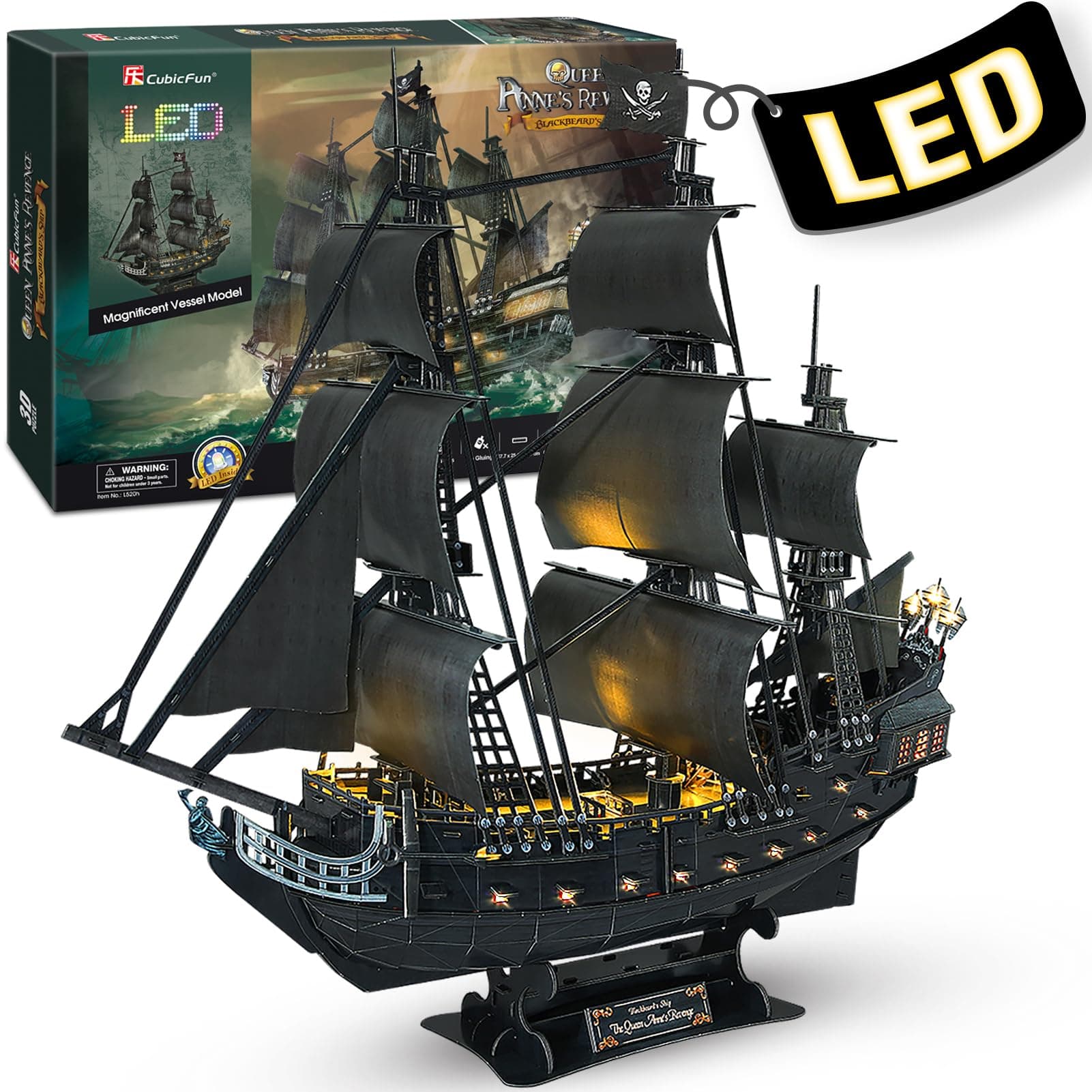 LED Queen Anne's Revenge