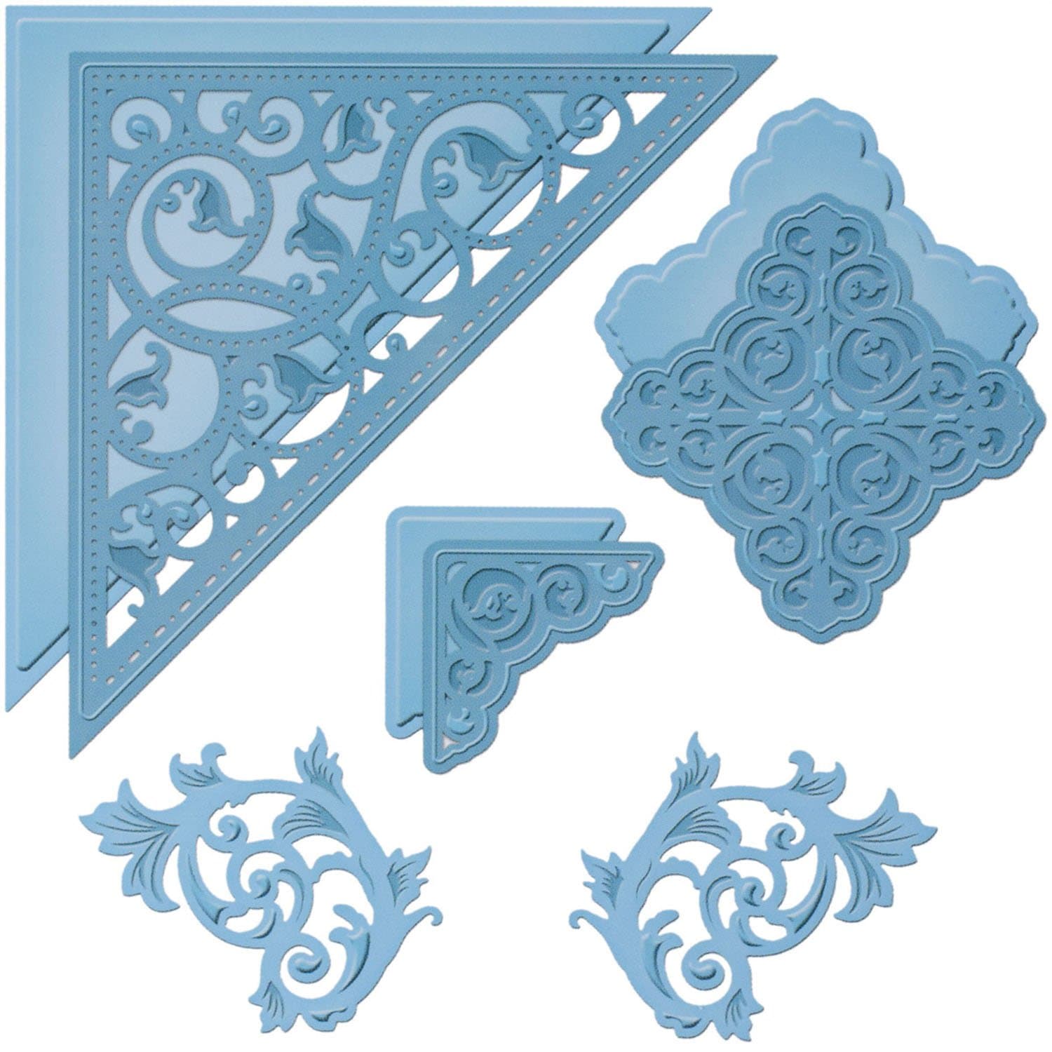 Spellbinders S5-183 Nestabilities Imperial Gold Elements Die Templates