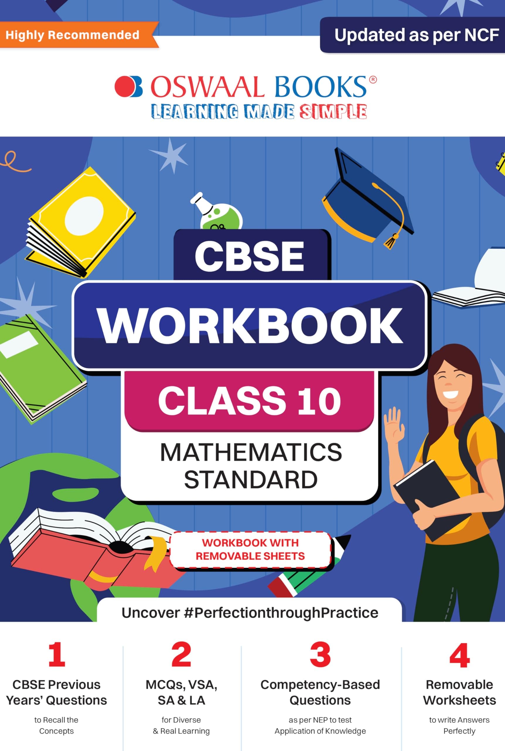 Oswaal CBSE Workbook Class 10 Math Standard | Updated as per NCF | For Latest Exam Oswaal Editorial Board