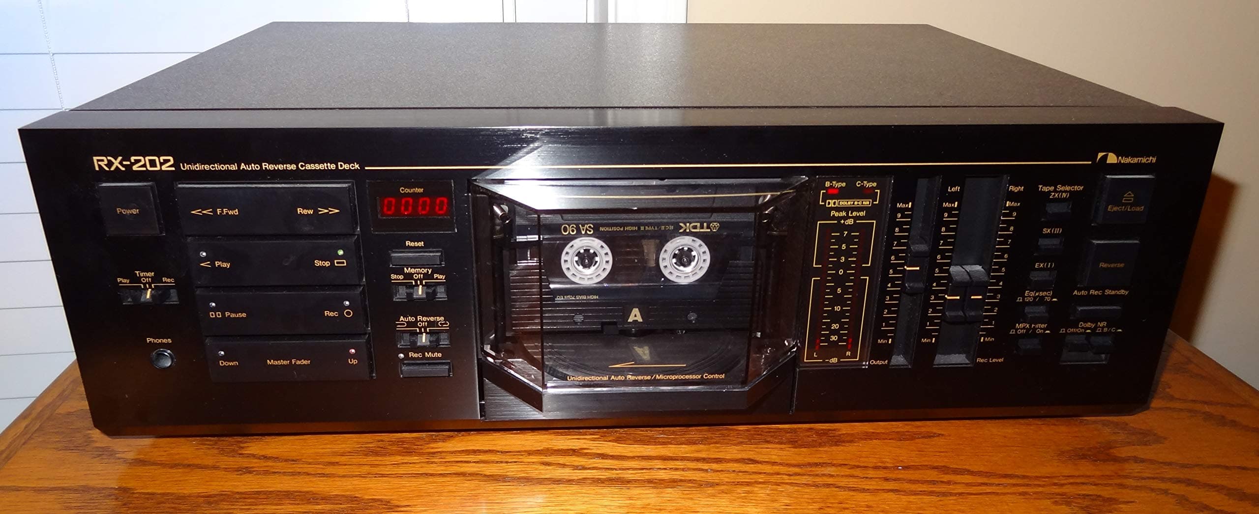 Nakamichi RX-202 Unidirectional Auto Reverse Cassette Deck