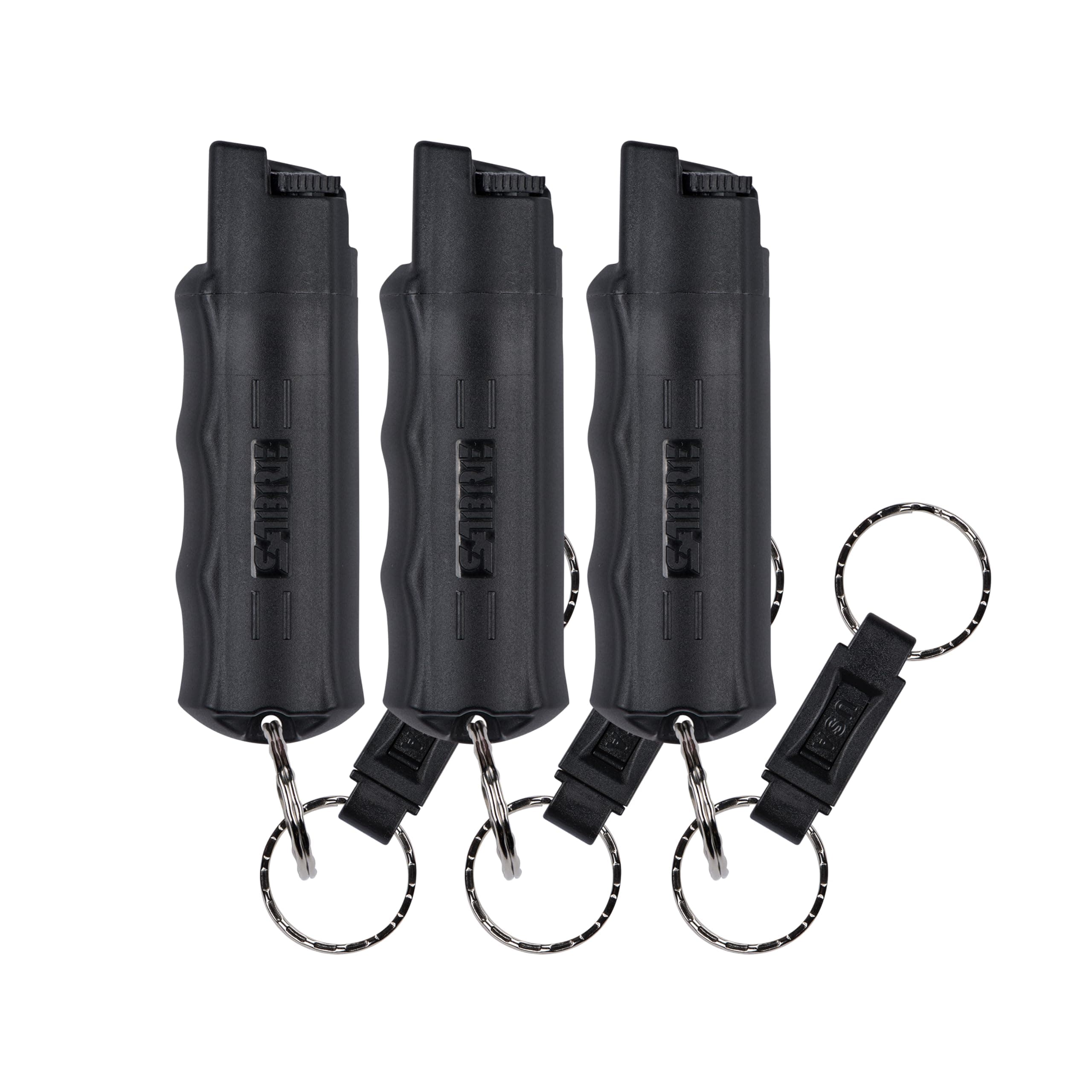 Pepper Spray - Quick Release Keychain for Easy Carry & Fast Access, Max Police Strength Self Defense OC Spray With UV Dye, 10 Sec. Spray Time, Finger Grip - Faster Aim, 0.54 fl oz, Secure Safety