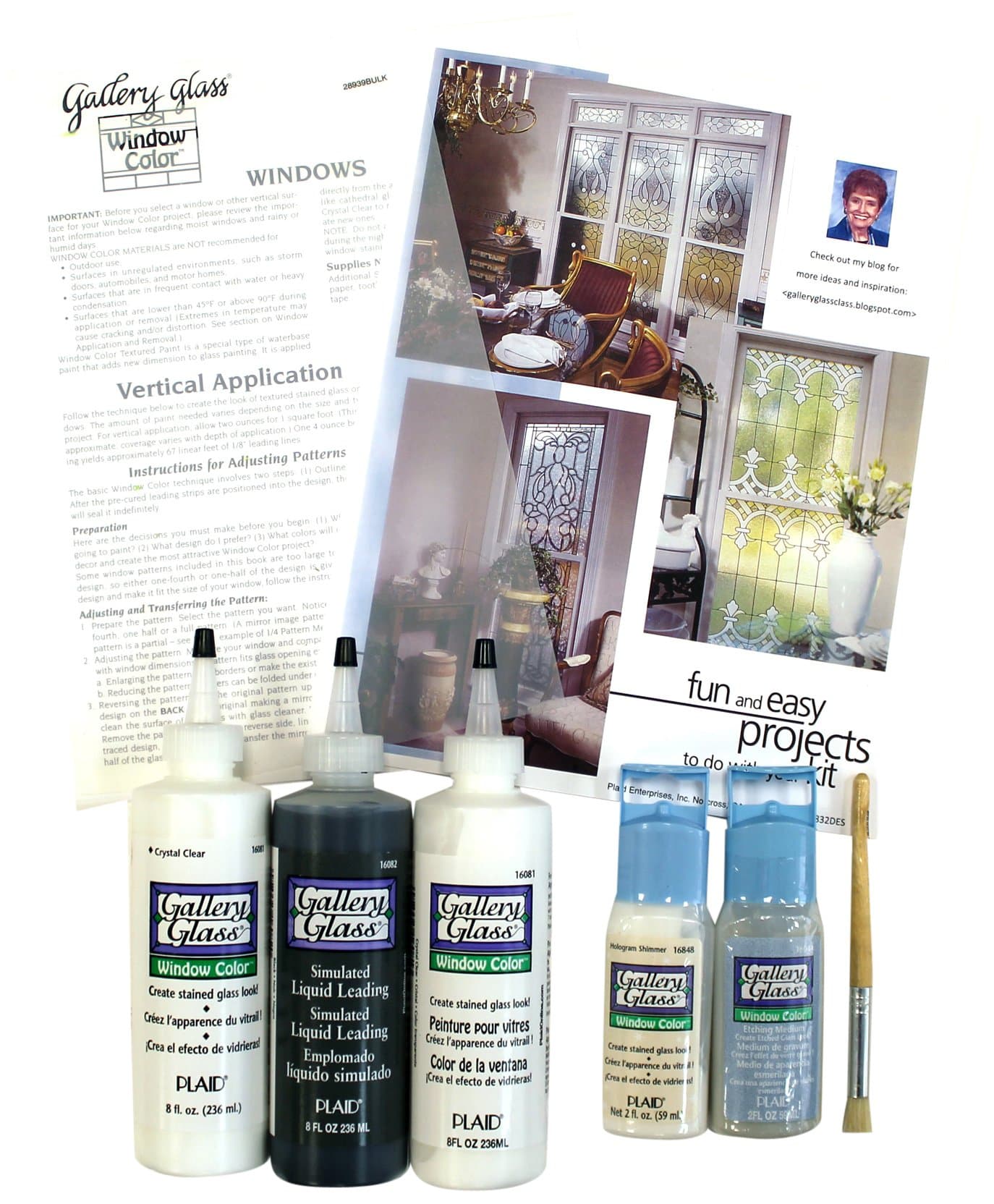 Plaid Gallery Glass Window Kit,