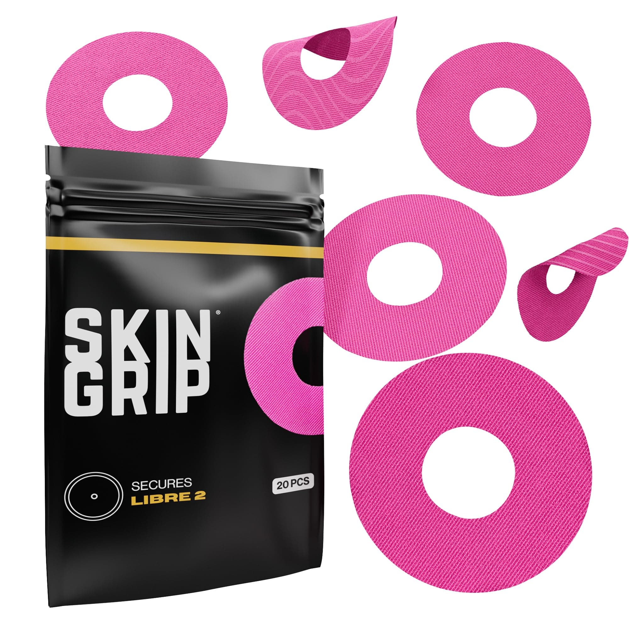 Infusion Set or Freestyle Libre Adhesive Patch Pink