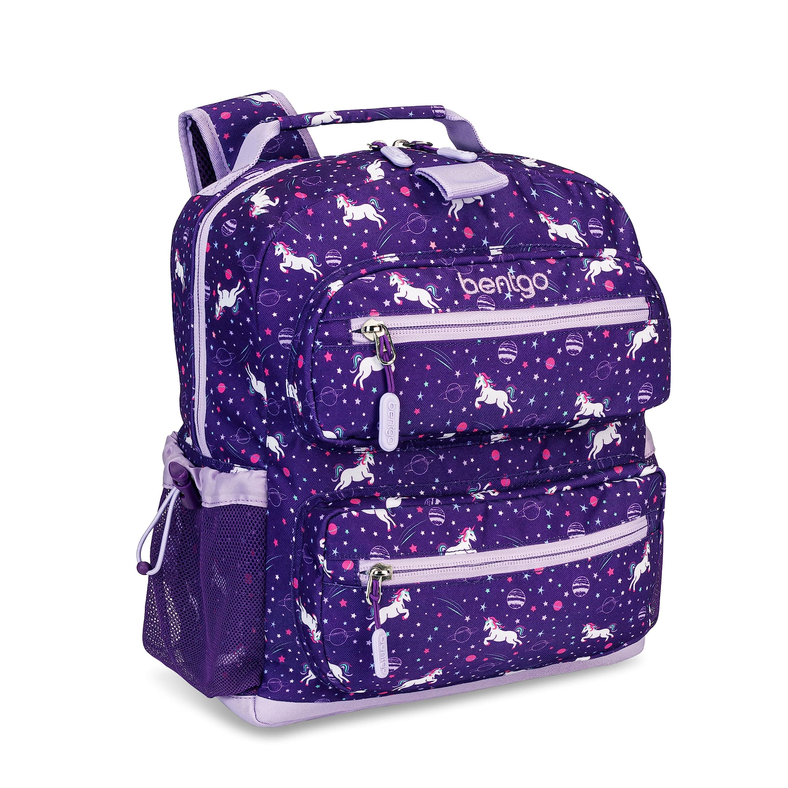 Kids Backpack - Lightweight 14” Backpack in Fun Prints for School, Travel, & Daycare, Ideal for Ages 4+, Roomy Interior, Durable & Water-Resistant Fabric, & Loop for Lunch Bag (Unicorn)