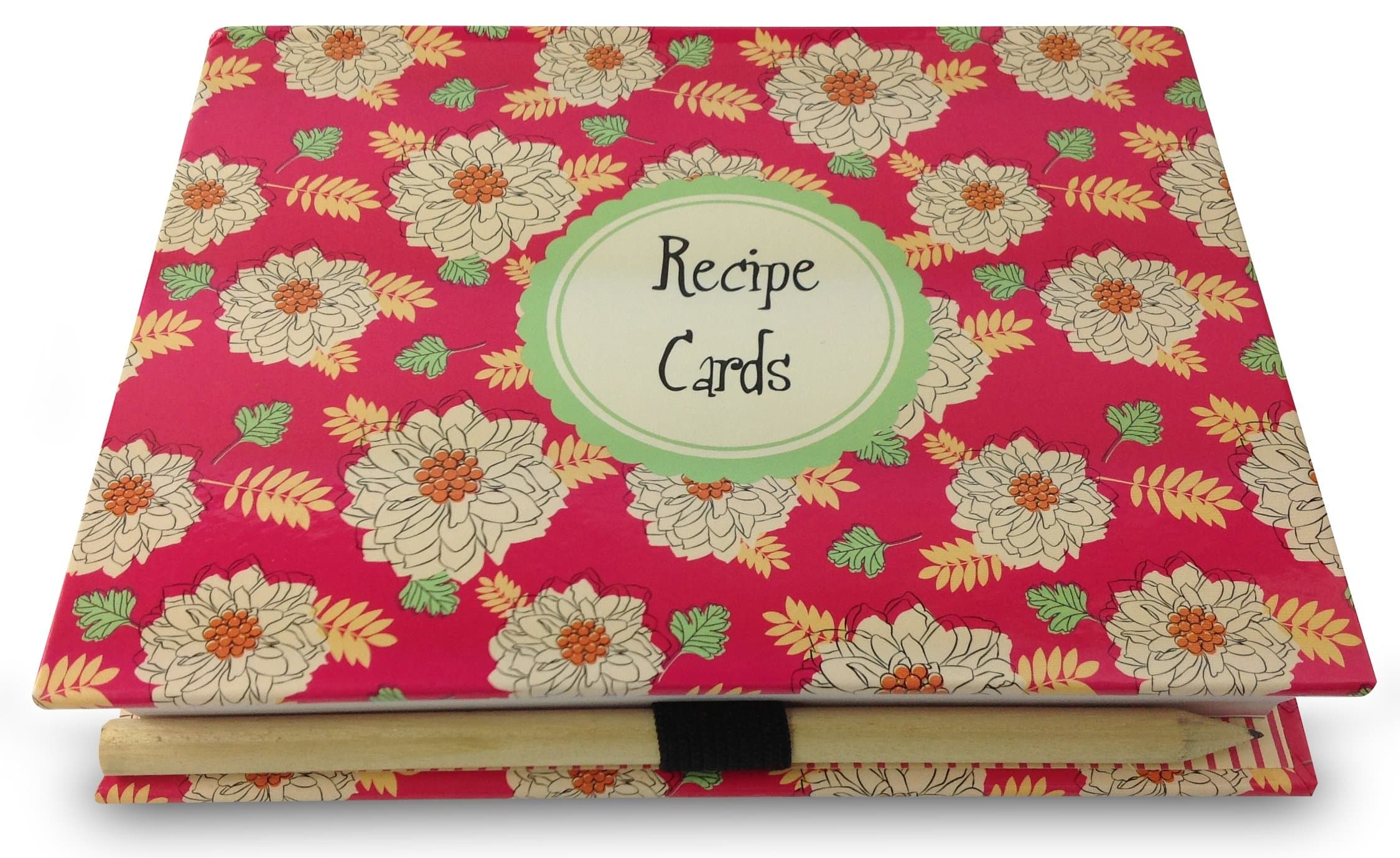 100 Recipe Cards with Pencil