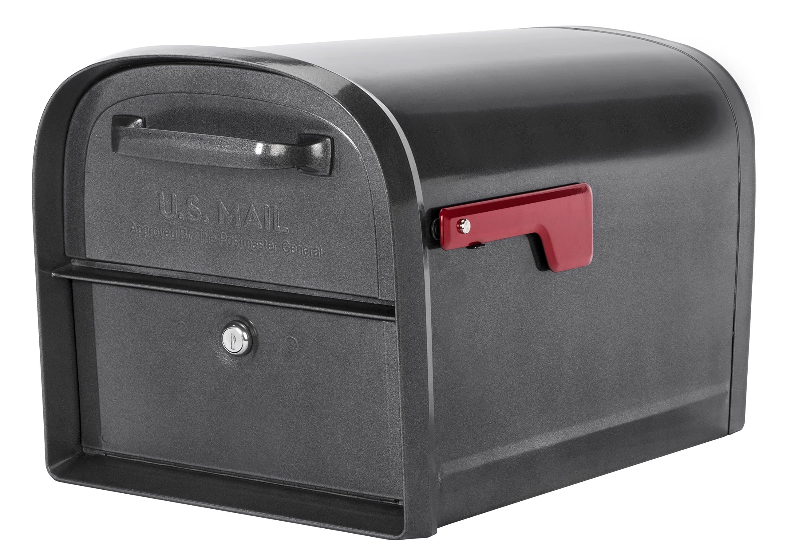 ARCHITECTURAL MAILBOXES 6300P-10 Locking Parcel Mailbox, Pewter, XL