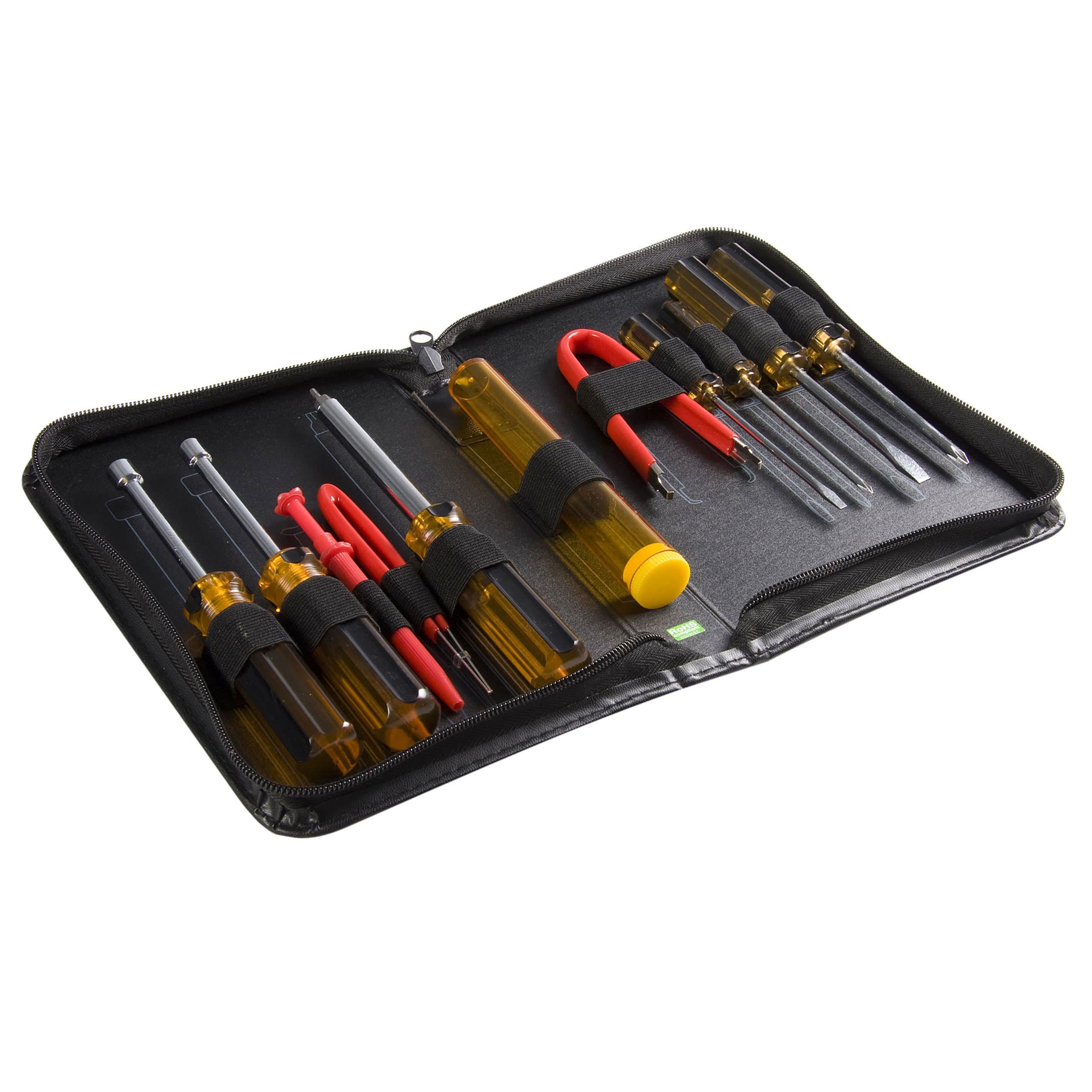 StarTech.com 11 Piece Computer Tool Kit - PC Repair Tool Kit with Zippered Vinyl Carrying Case , TAA (CTK200)