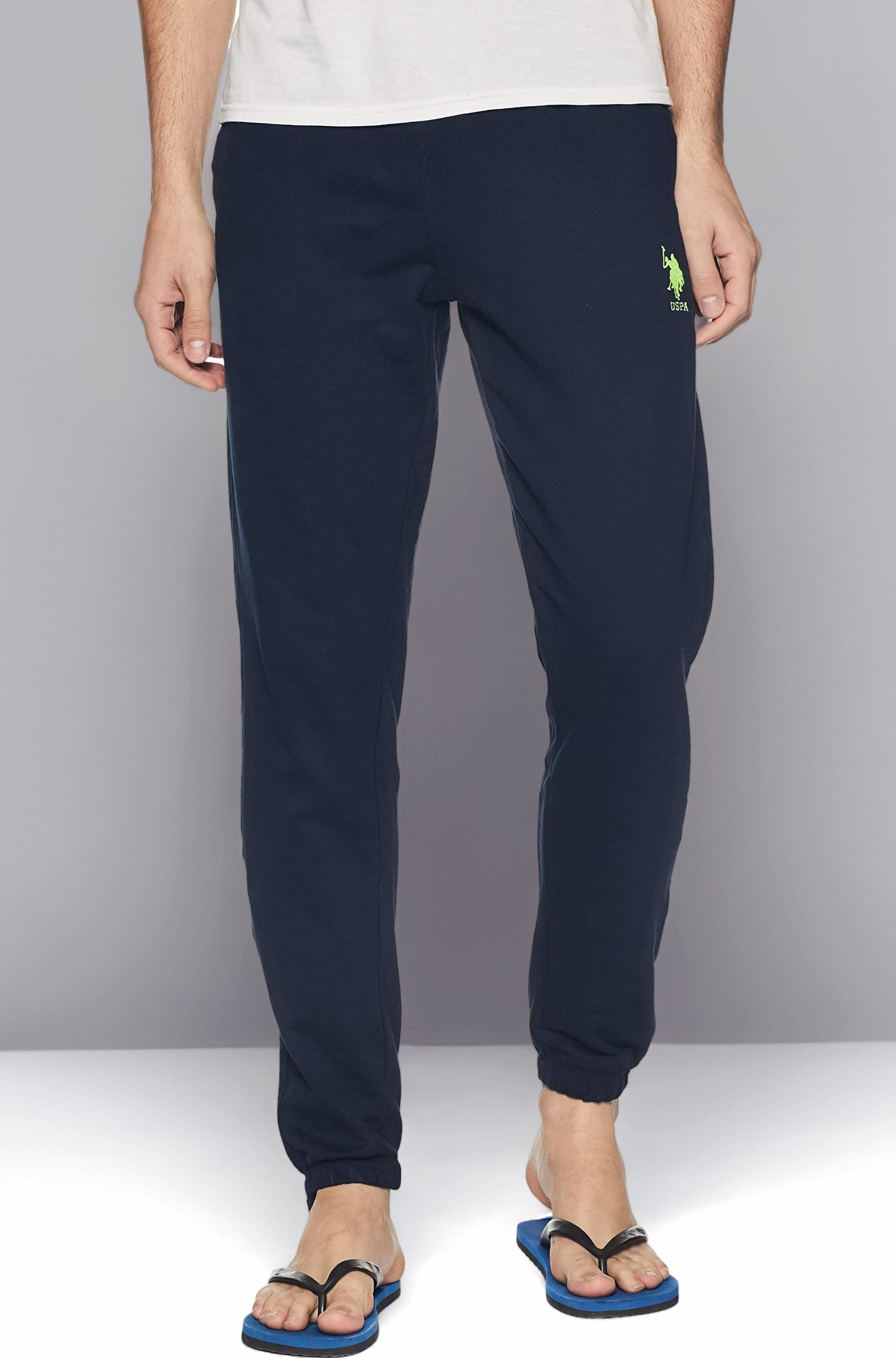 Men's Regular Fit Mid Rise Lounge Bottom