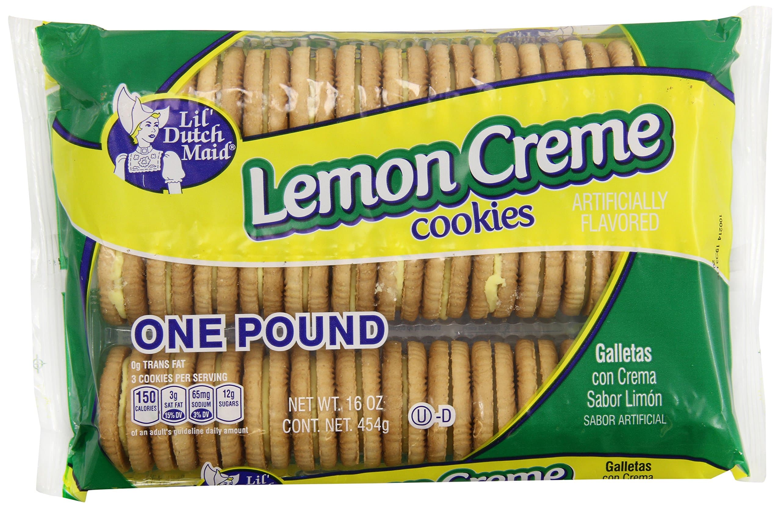 Little Dutch Maid Lemon Crème Cookies, 16 Ounce
