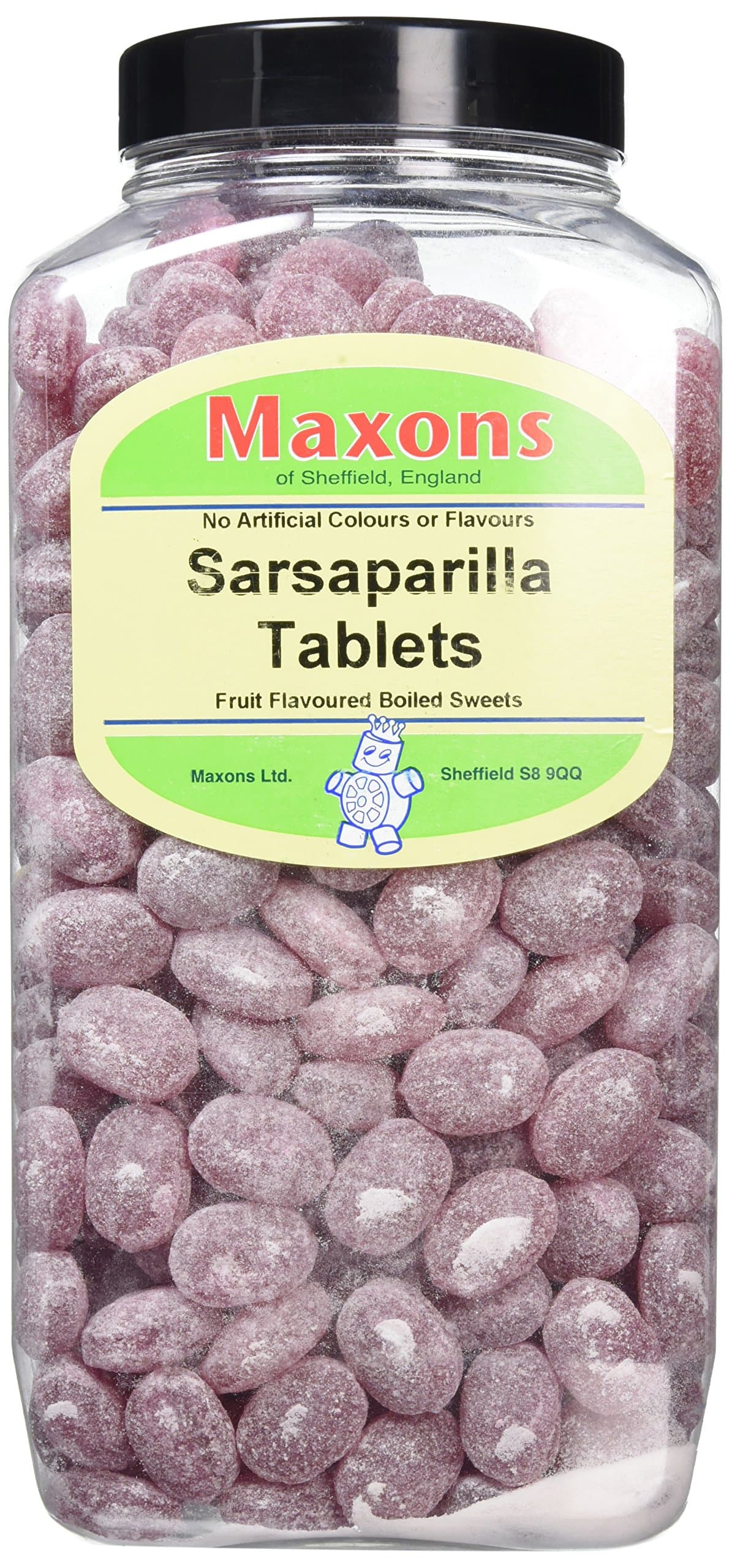 Maxons Sarsaparilla Tablets Jar 3.63 Kg