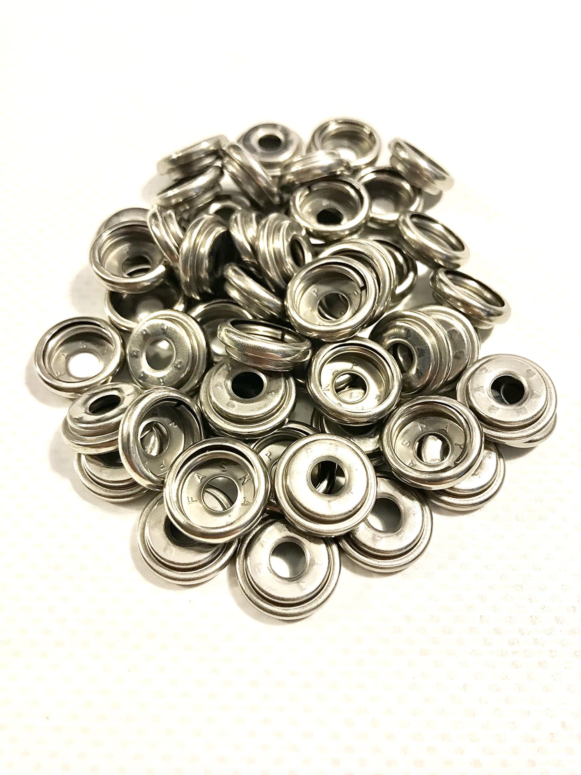 Stainless Steel Snap Socket, Marine Grade, No Rust, 20 Pack