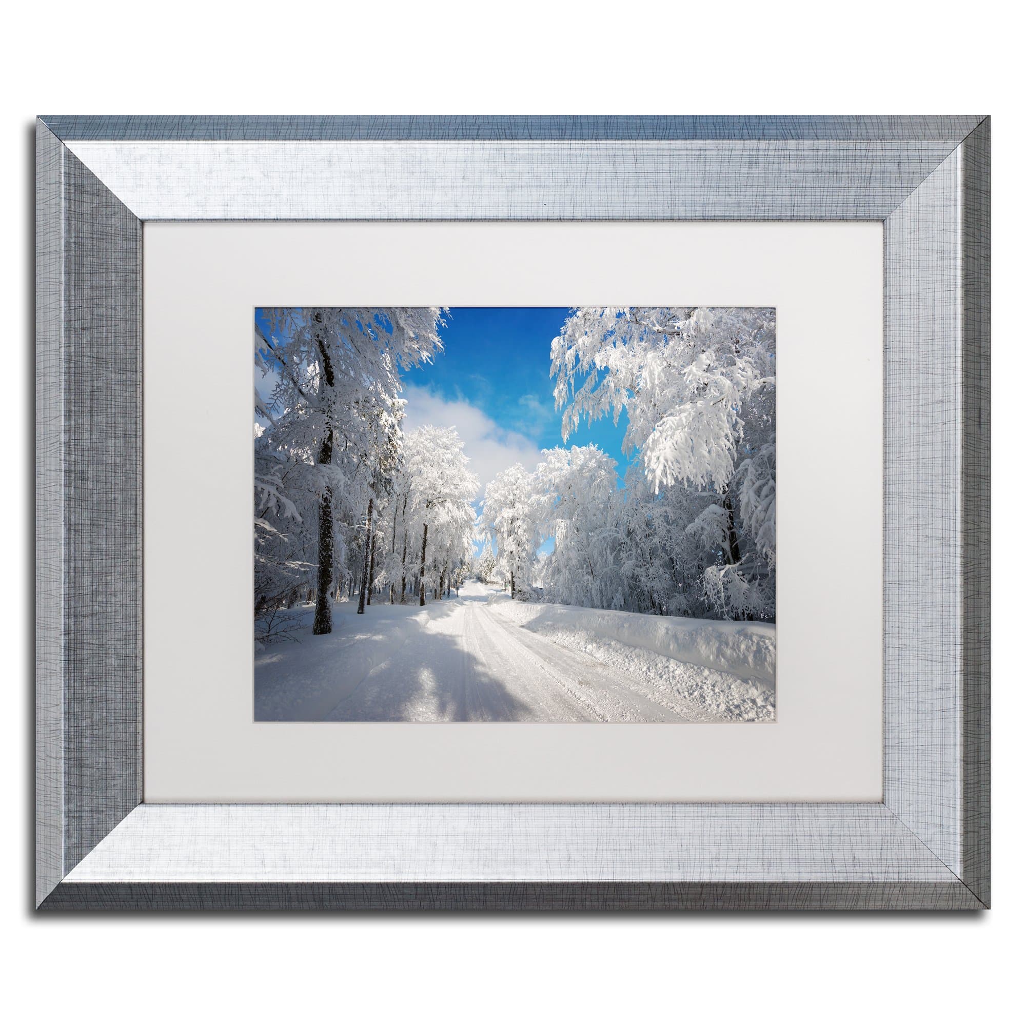 Going Nowhere by Philippe Sainte-Laudy, White Matte, Silver Frame 11x14-Inch