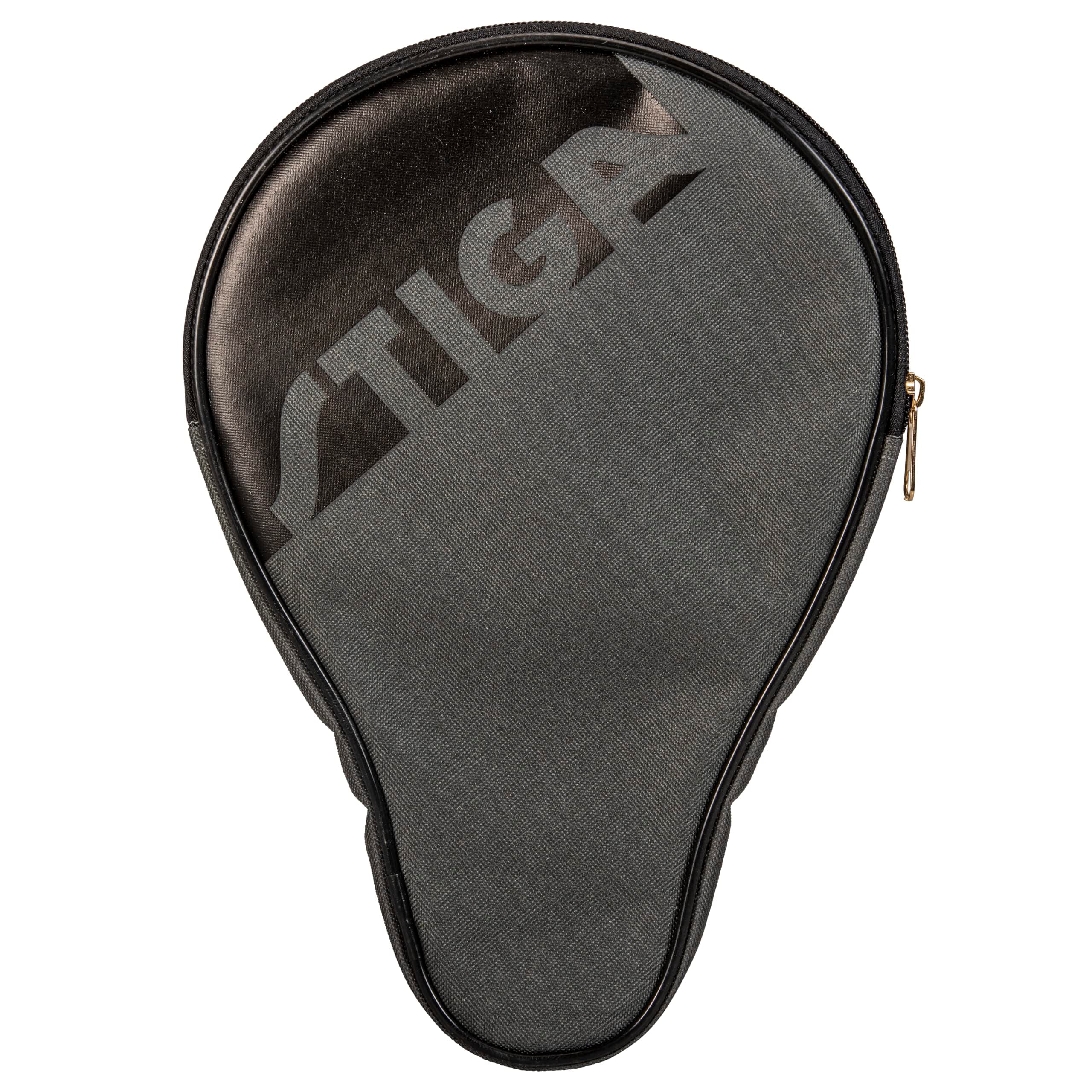 STIGA Ping Pong Paddle Cover Premium, Heavy-Duty Vinyl, Features Extra Padding for Enhanced Protection, Fits Up to 2 Paddles