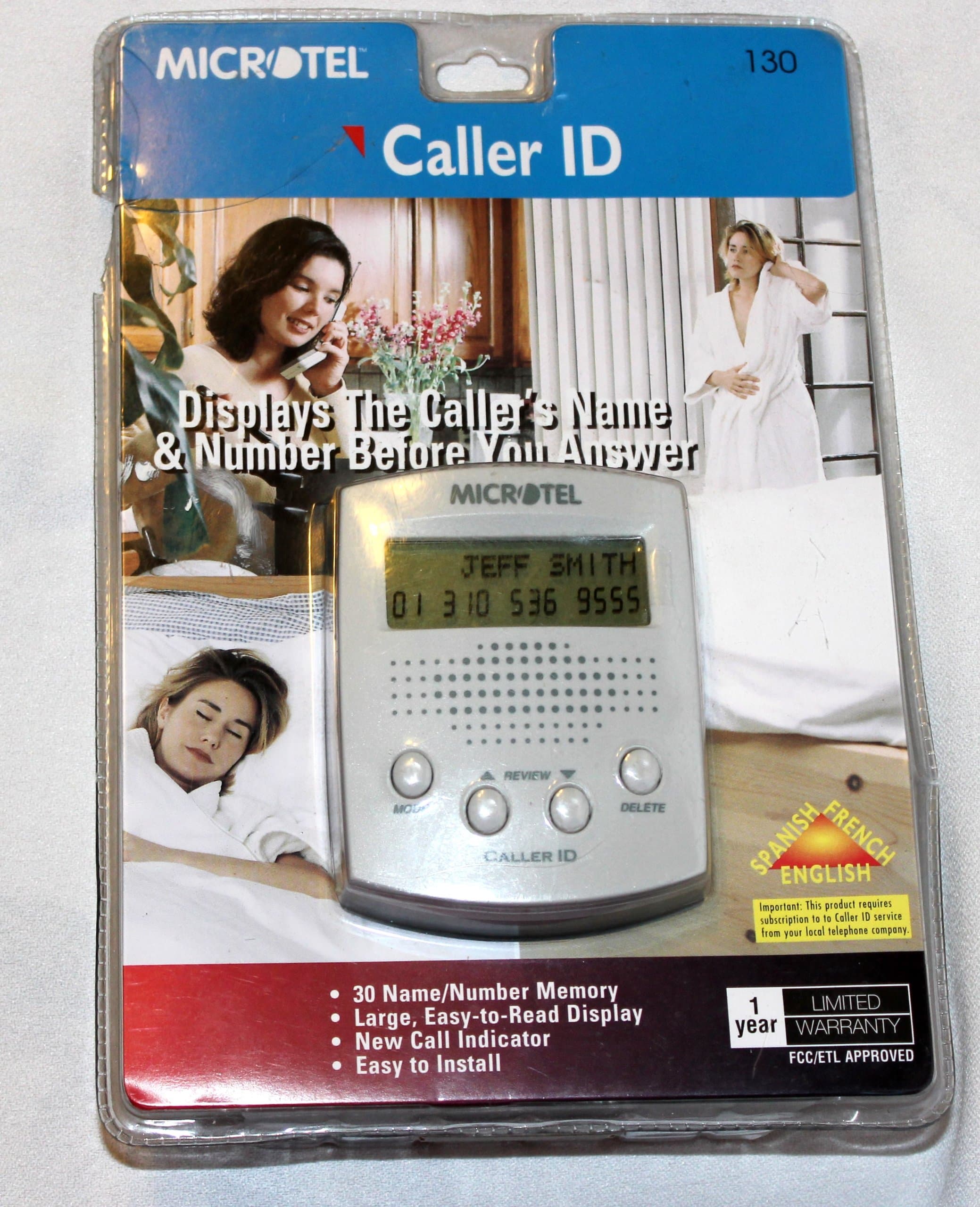 Caller ID Box Large Easy to Read Display
